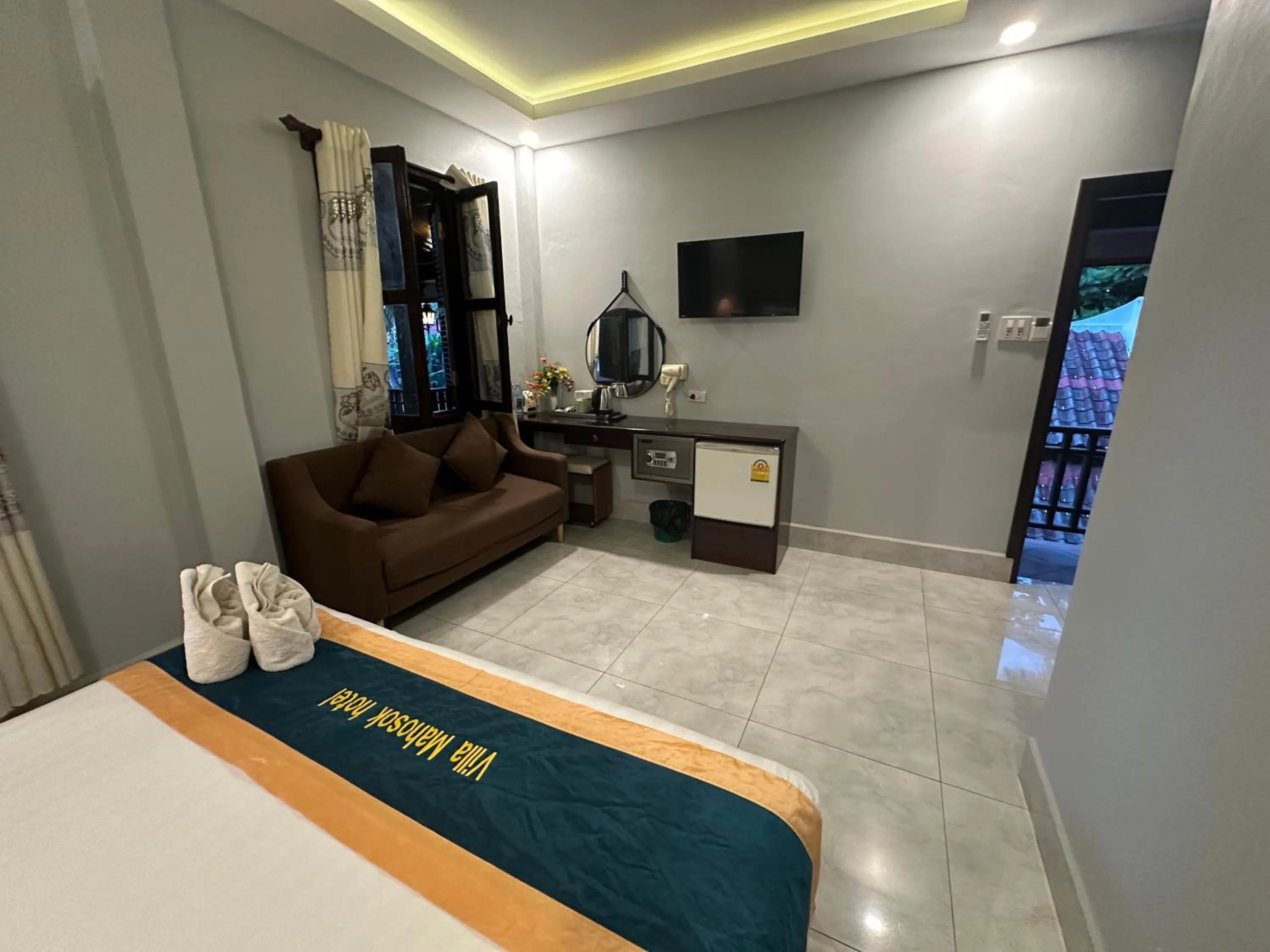 Bed in Villa Mahasok hotel