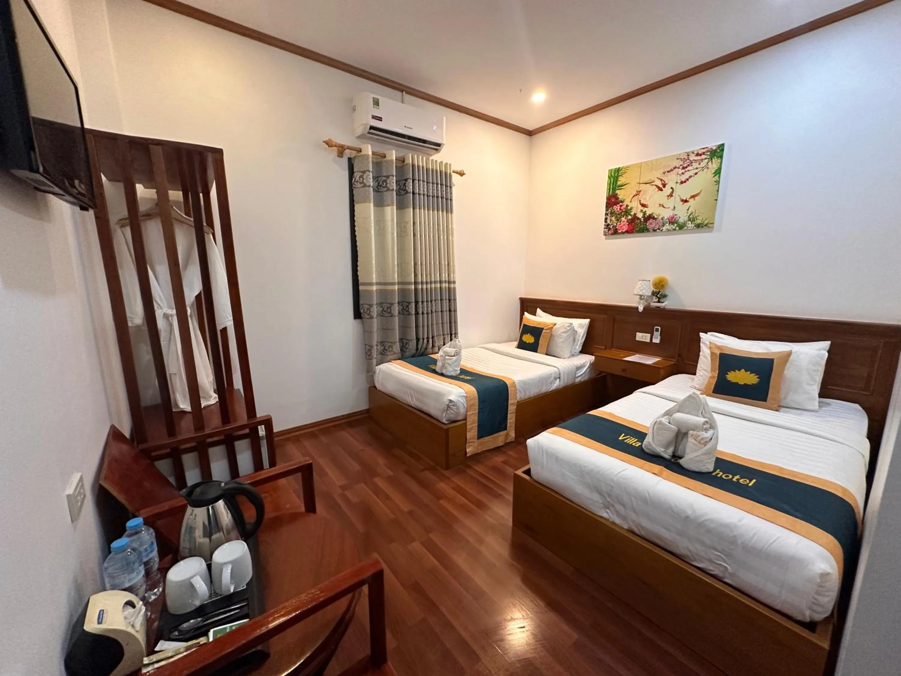 Bed in Villa Mahasok hotel