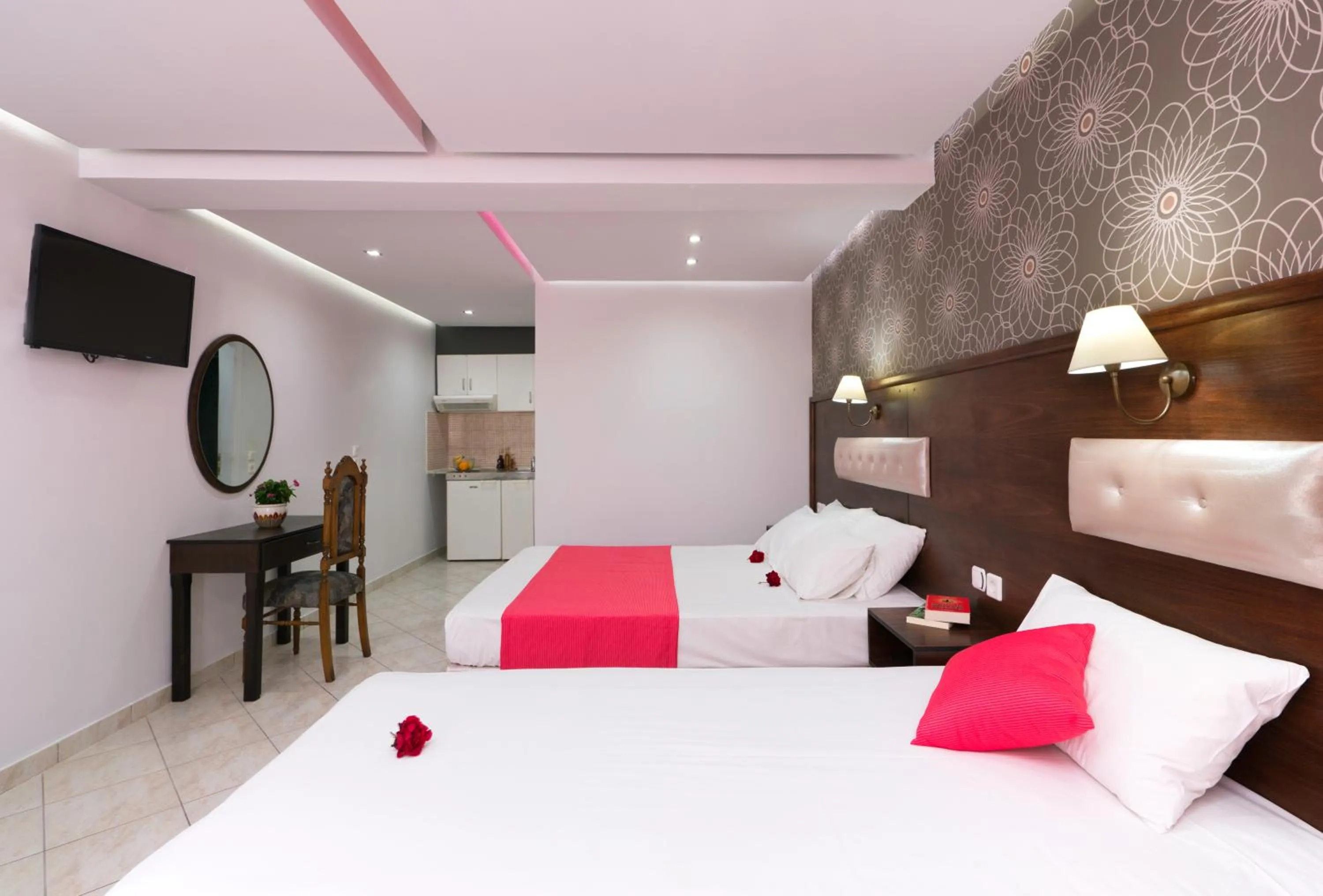 Bed in Hotel Asterias