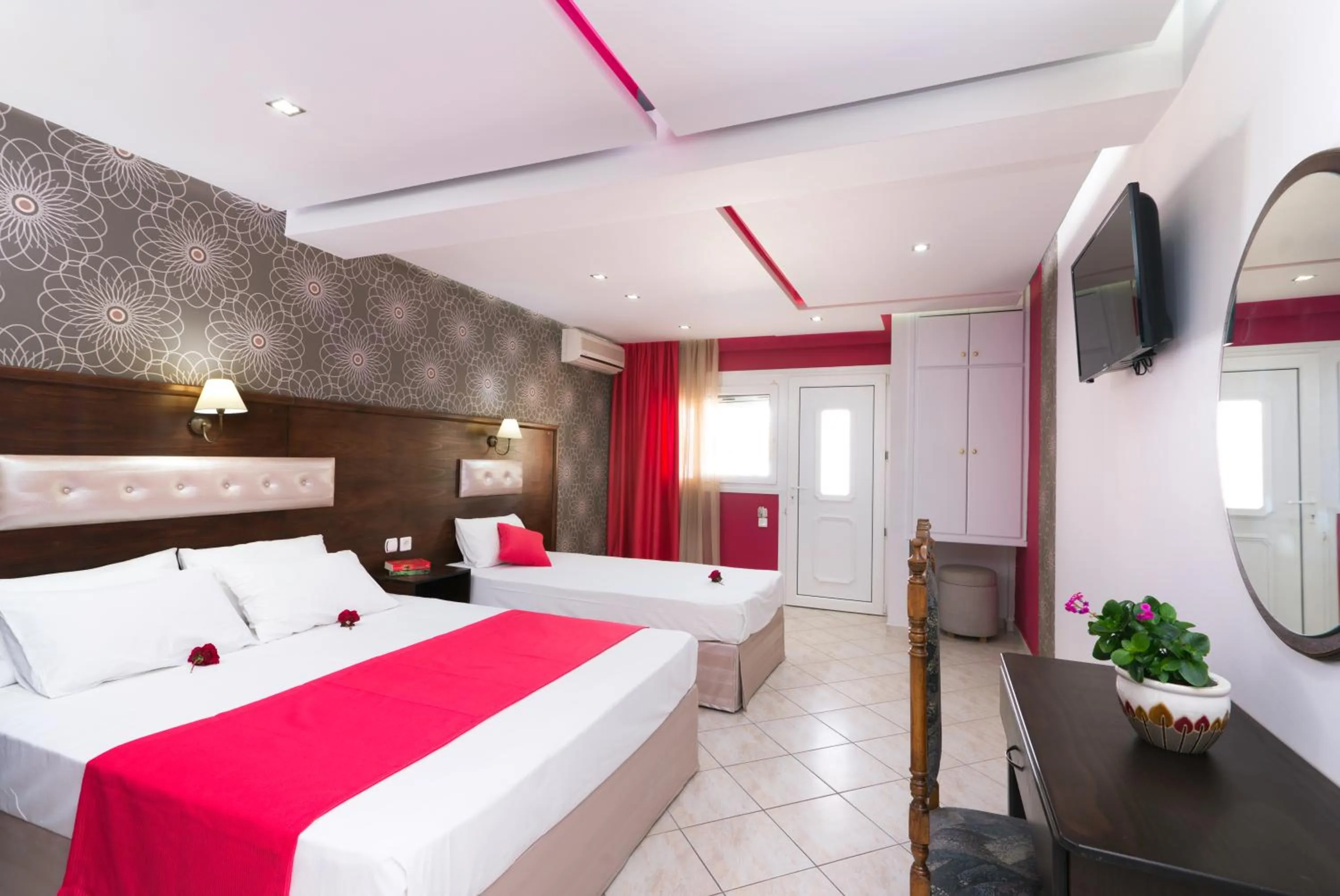 Bed in Hotel Asterias