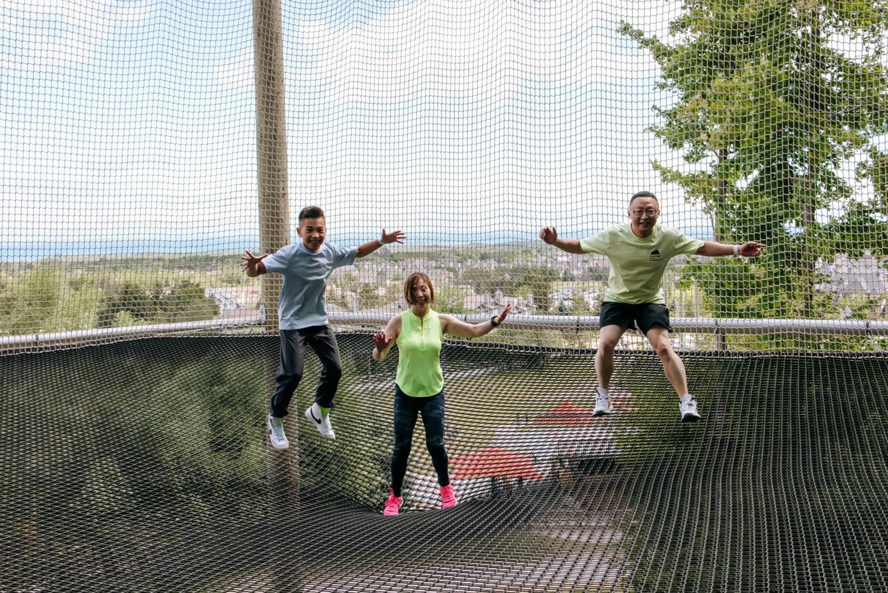 Family in Blue Mountain Resort Mosaic Suites