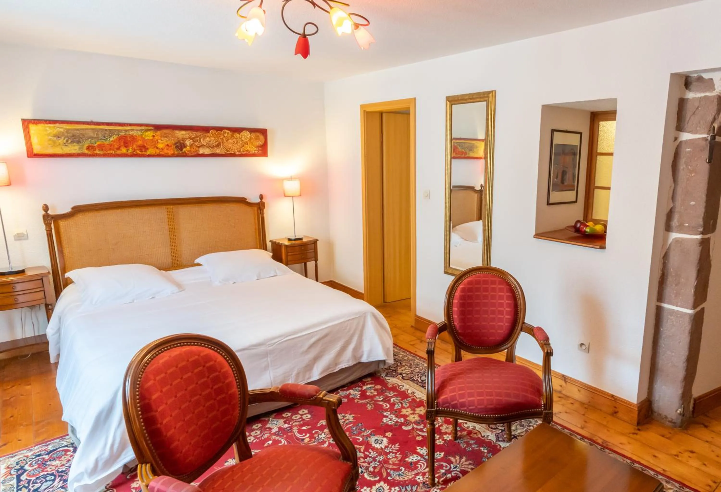 Bed in Hotel à l'Oriel