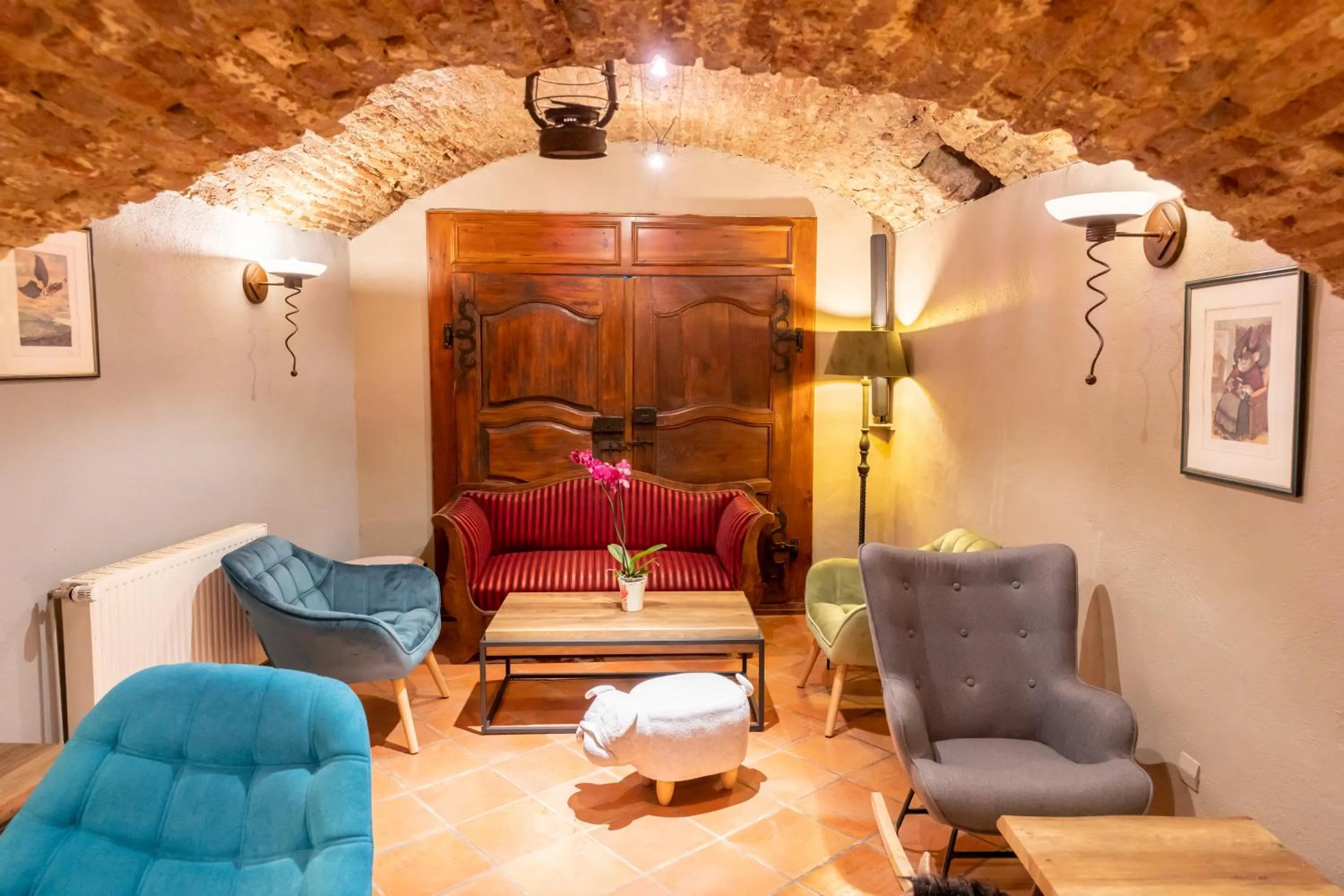 Lounge or bar in Hotel à l'Oriel