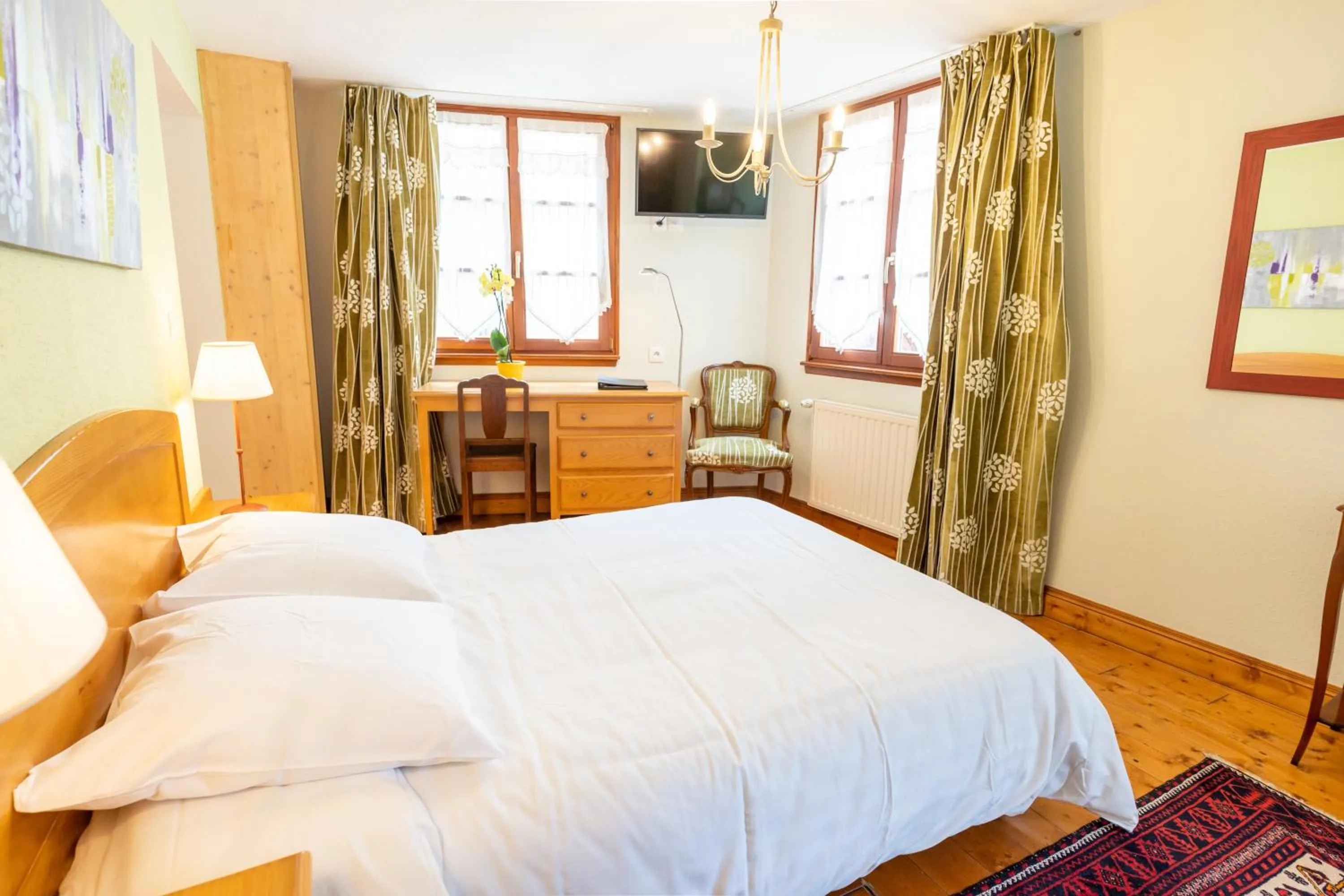 Bed in Hotel à l'Oriel