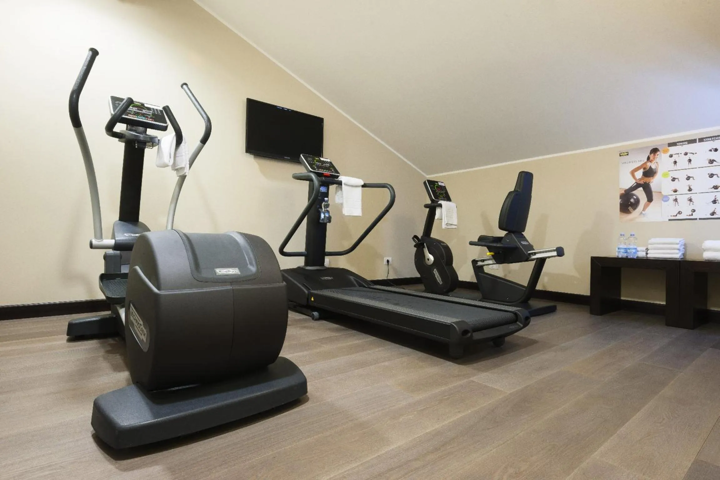 Fitness centre/facilities in Palazzo Bezzi Hotel