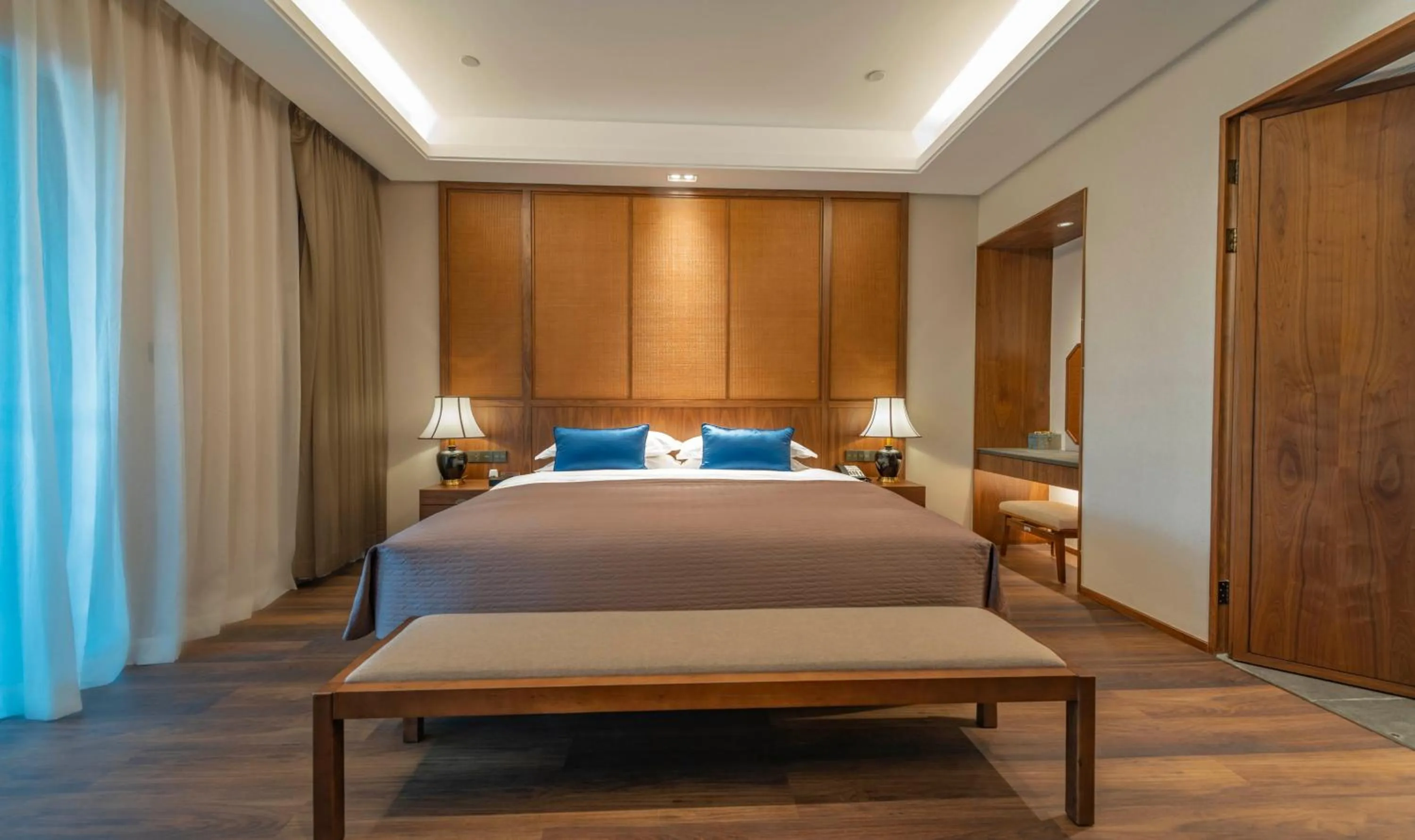 Bedroom, Bed in Narada ResortSpa Nanxun Giant