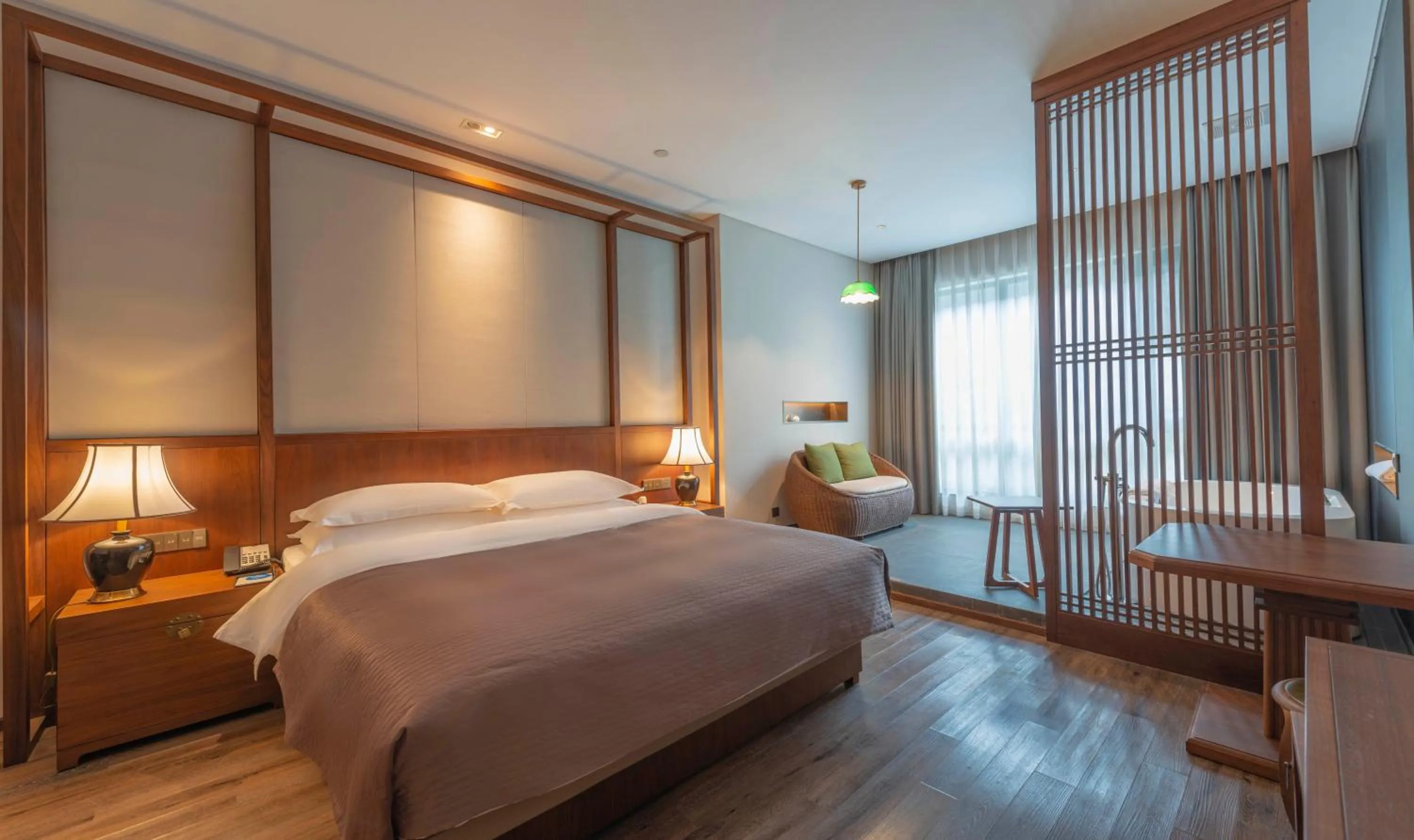 Bedroom, Bed in Narada ResortSpa Nanxun Giant