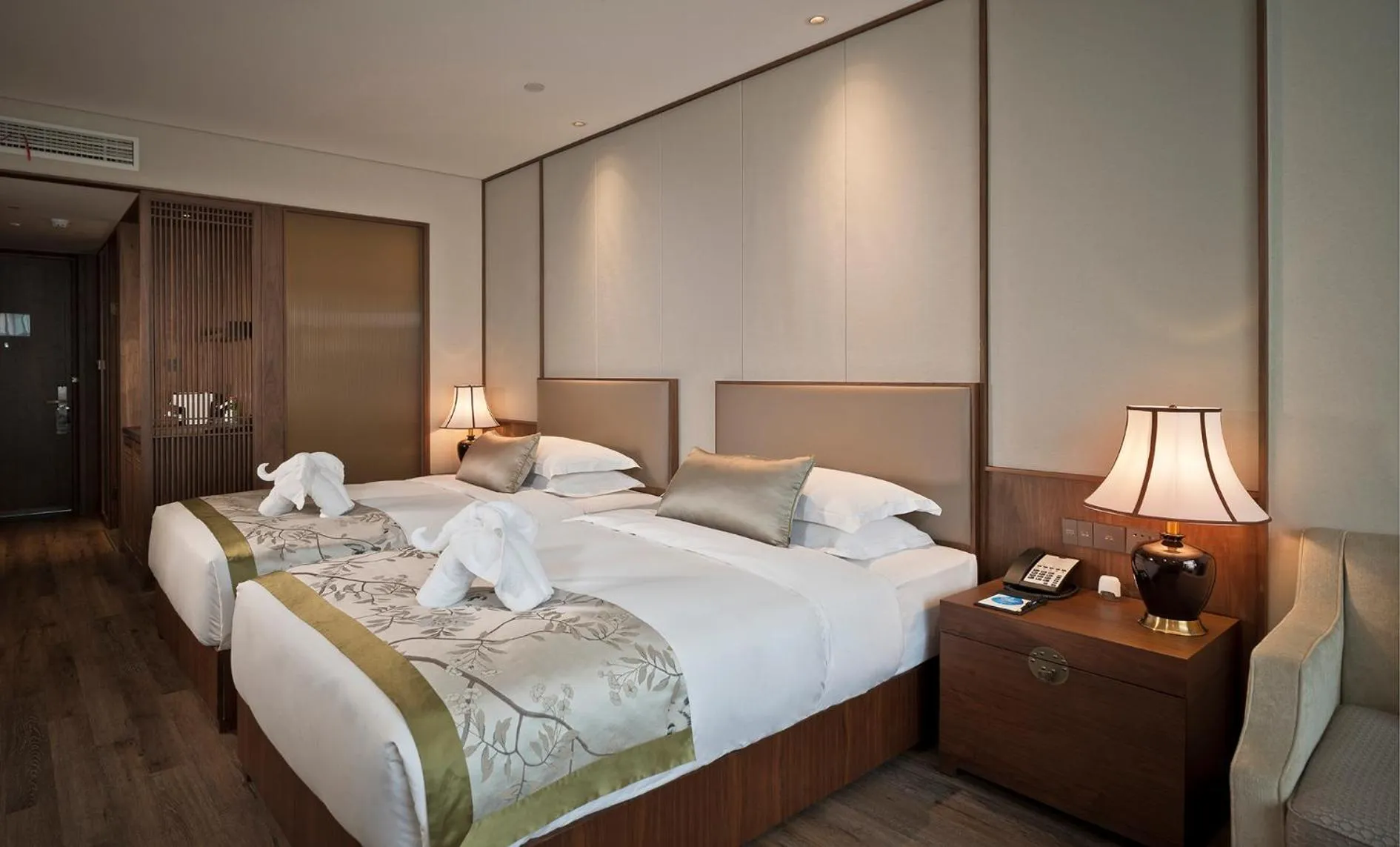 Bedroom, Bed in Narada ResortSpa Nanxun Giant