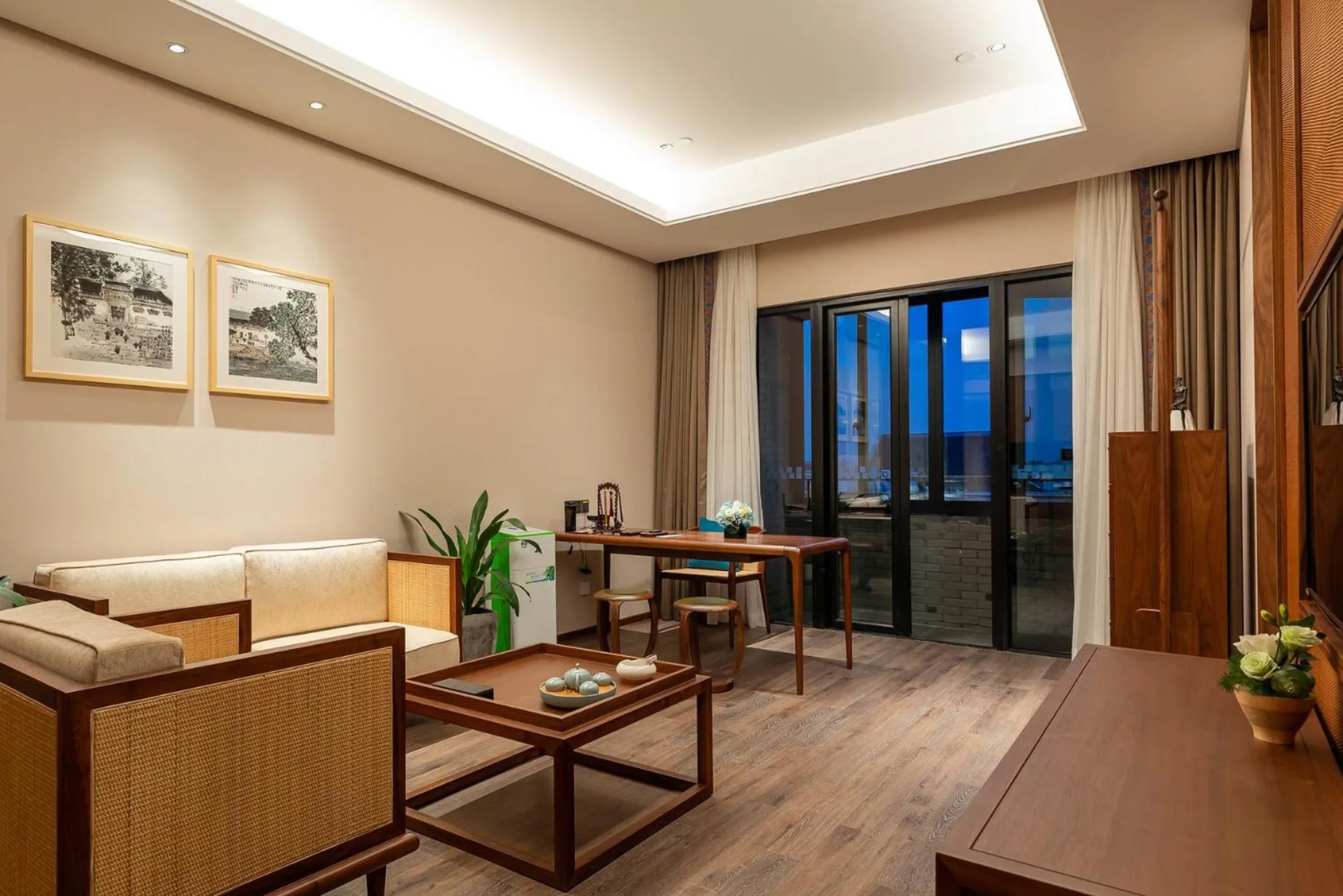 Living room in Narada ResortSpa Nanxun Giant