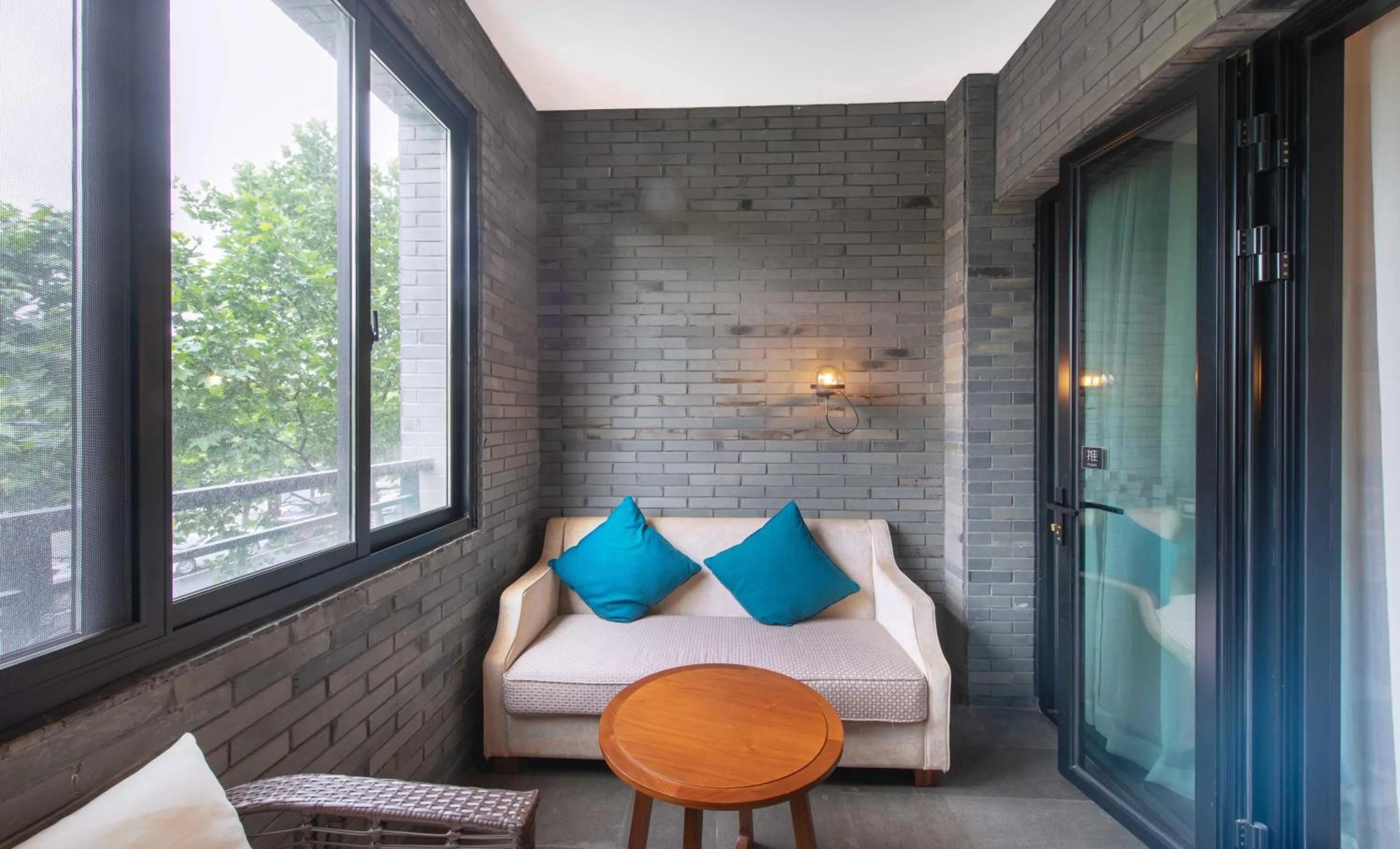 Seating area in Narada ResortSpa Nanxun Giant