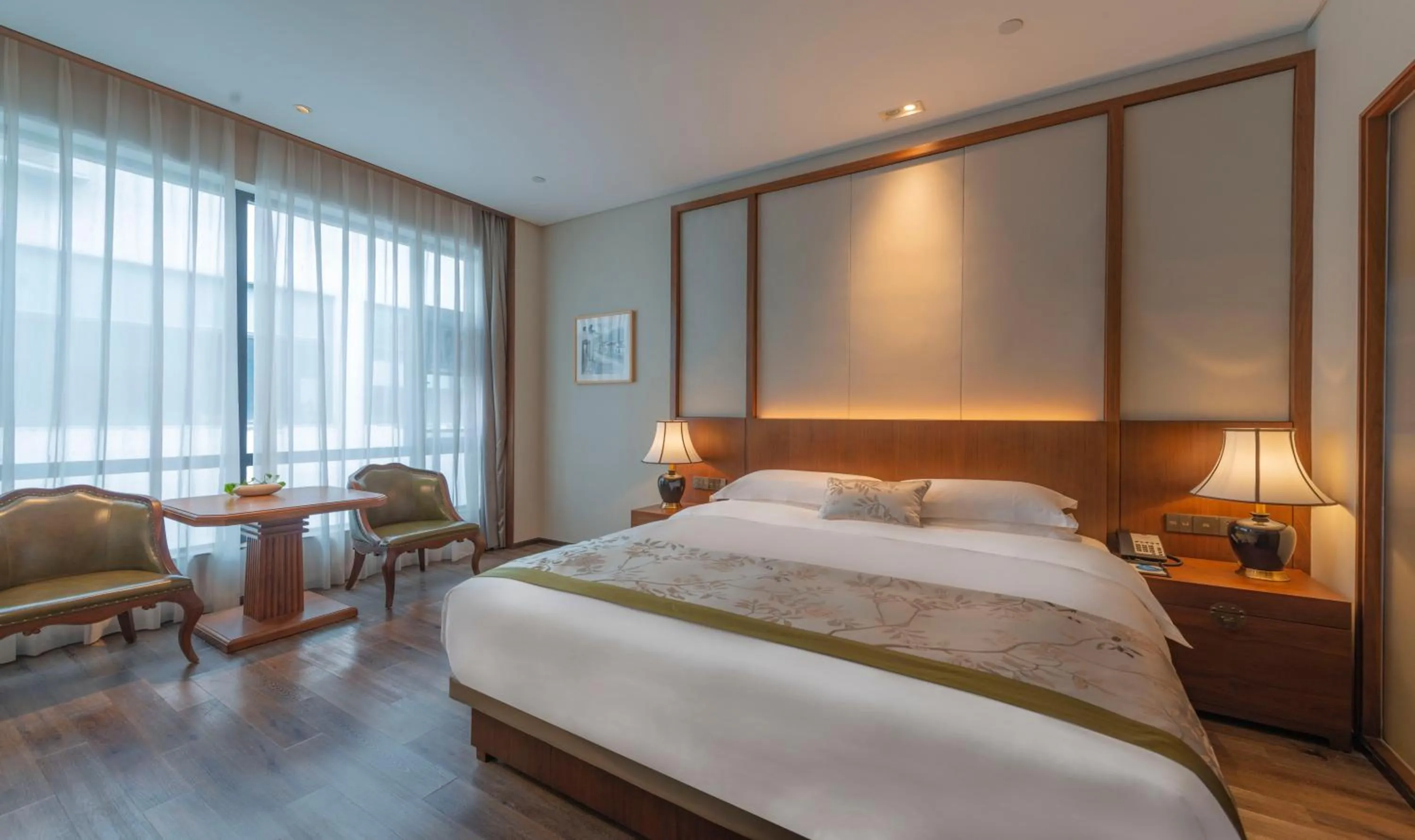 Bedroom, Bed in Narada ResortSpa Nanxun Giant