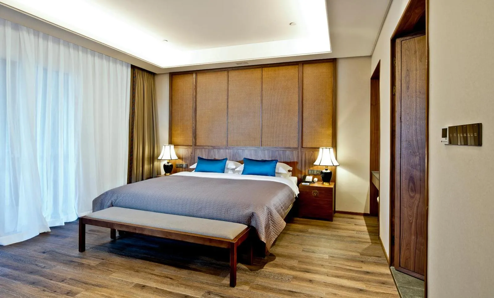 Bedroom, Bed in Narada ResortSpa Nanxun Giant