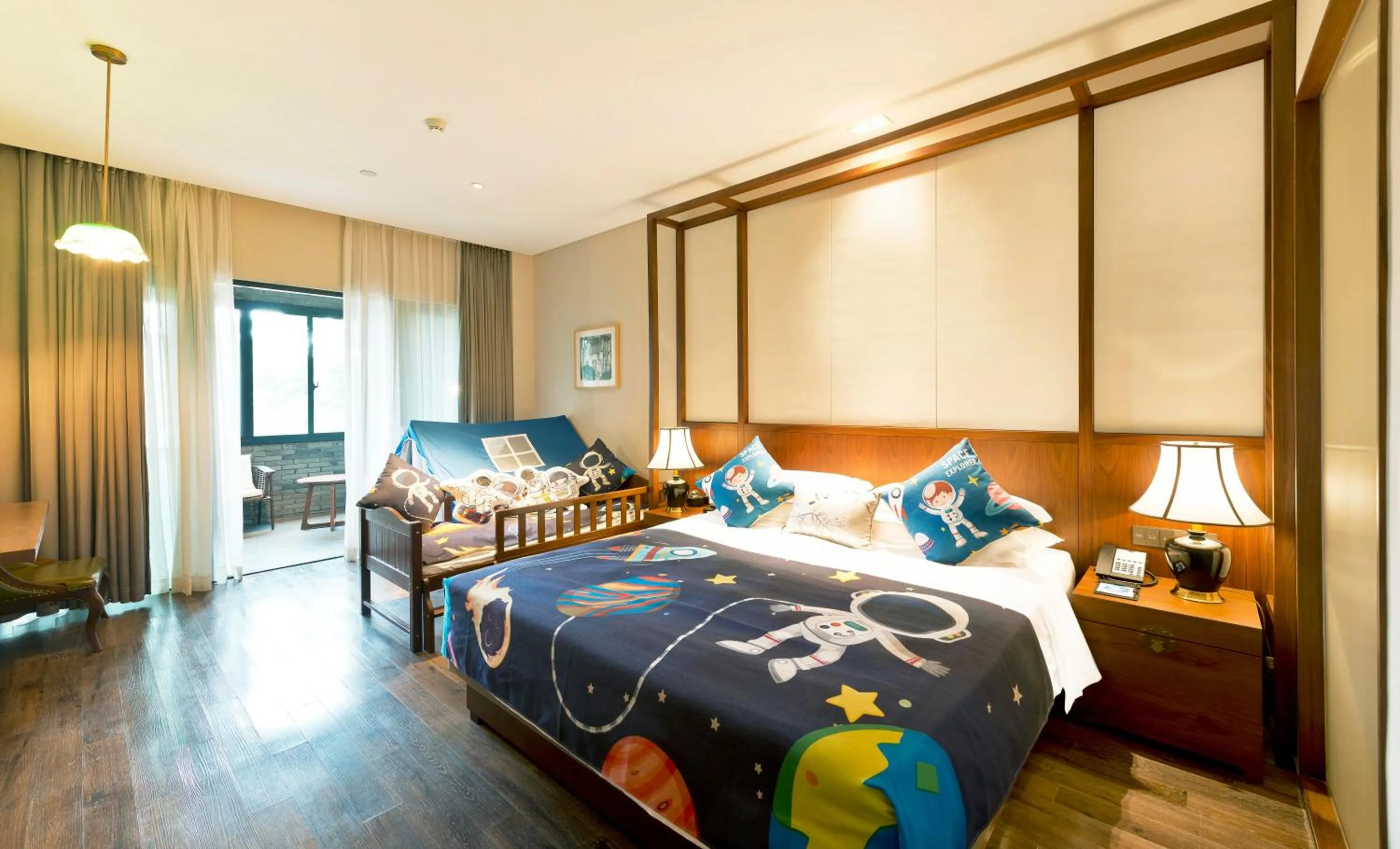 Bedroom, Bed in Narada ResortSpa Nanxun Giant