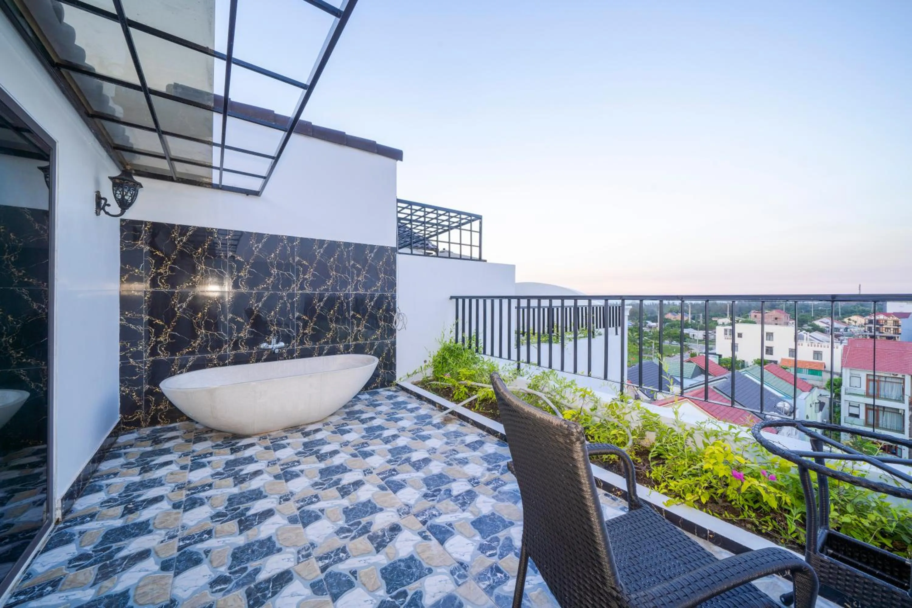 Balcony/Terrace in Athenia Hoi An Boutique Hotel & Spa