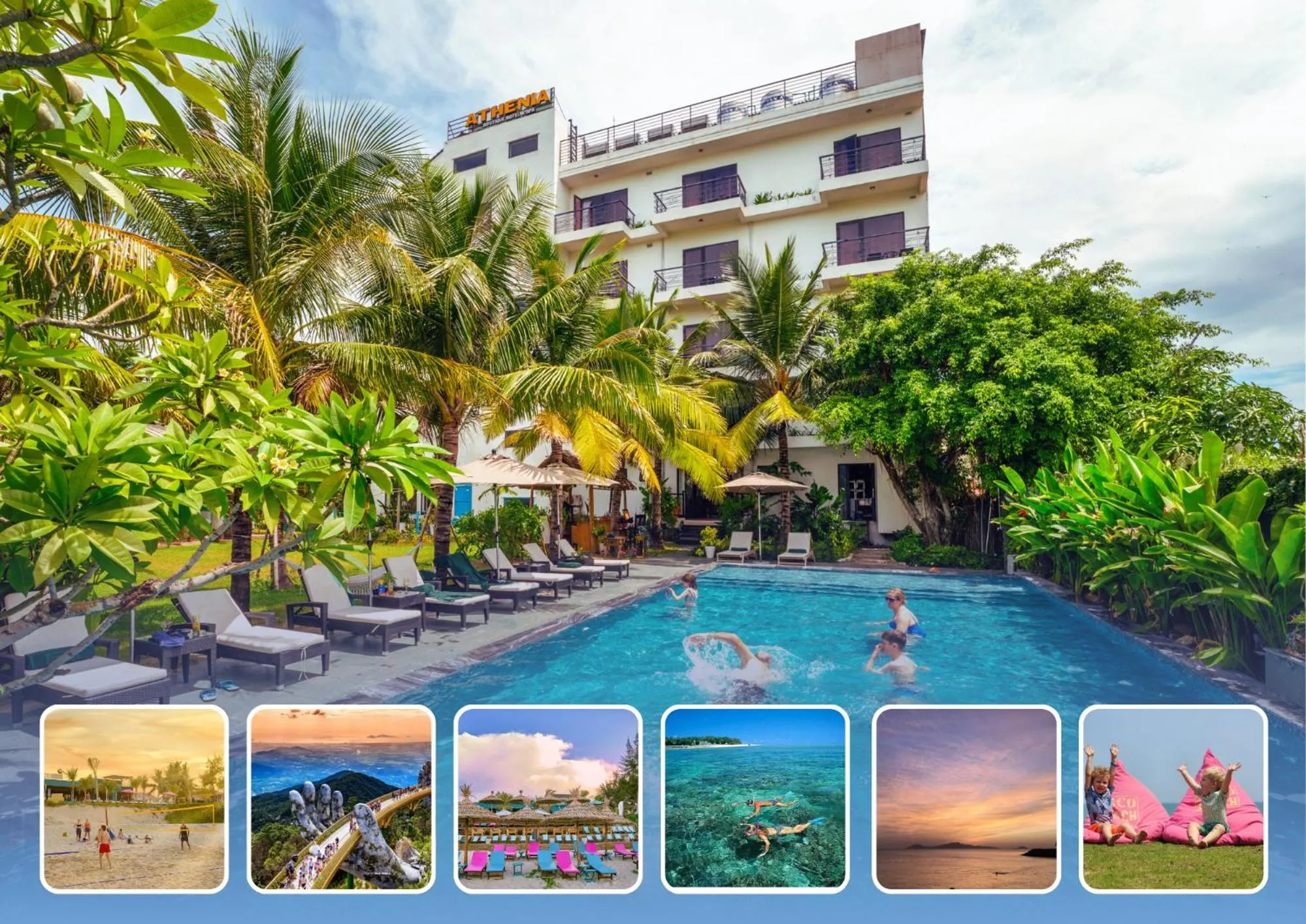 Swimming pool in Athenia Hoi An Boutique Hotel & Spa