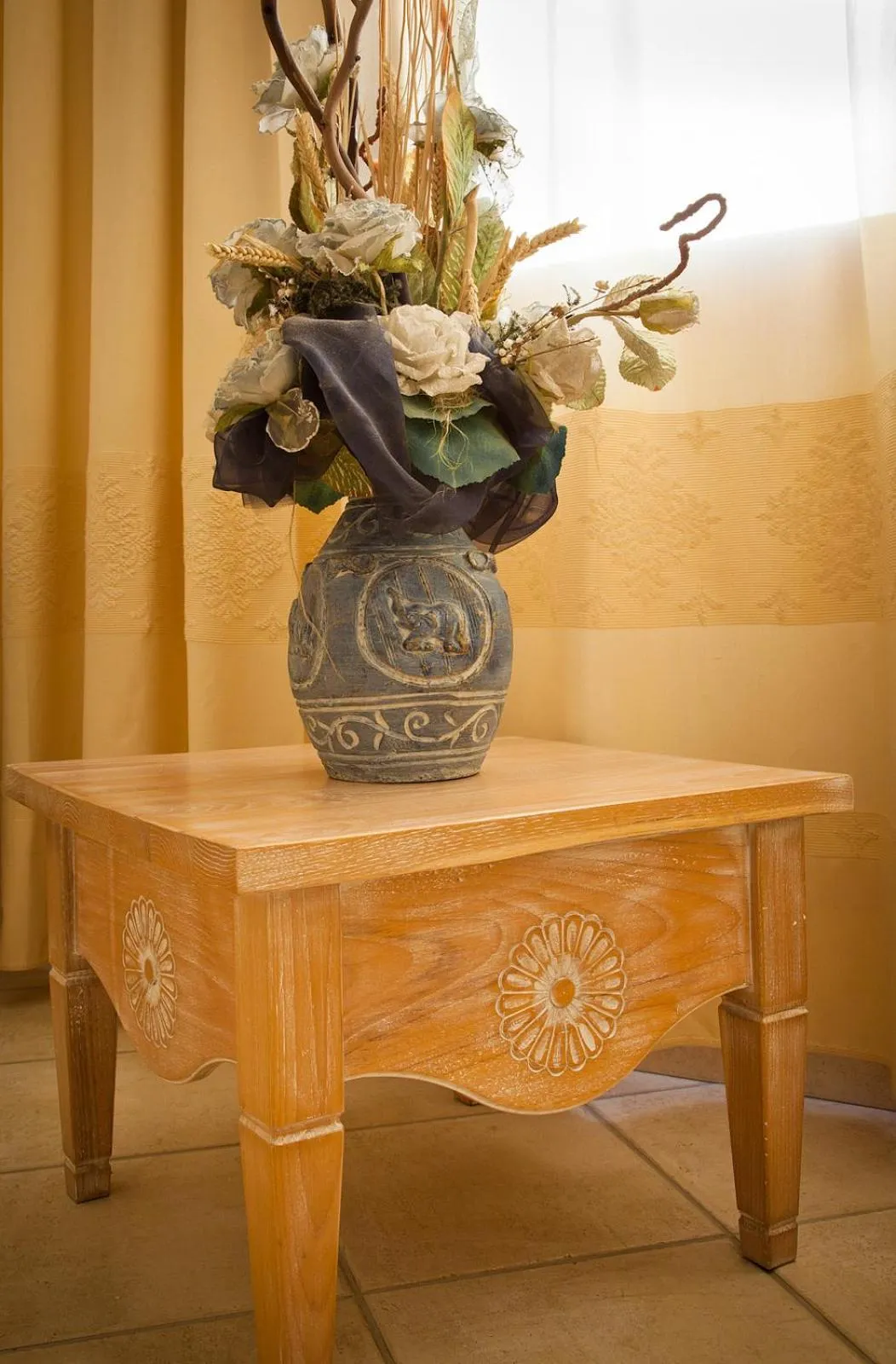 Decorative detail in Hotel Libyssonis