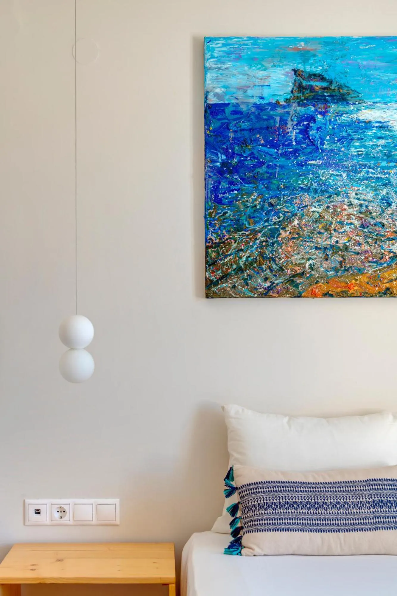 Decorative detail, Bed in Hotel Kamelo