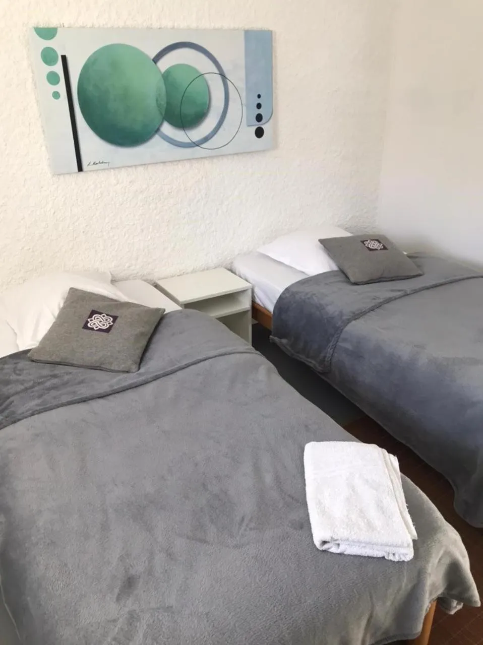 Bed in Hôtel Le Cerizay