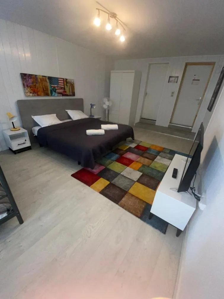 Bed in Hôtel Le Cerizay