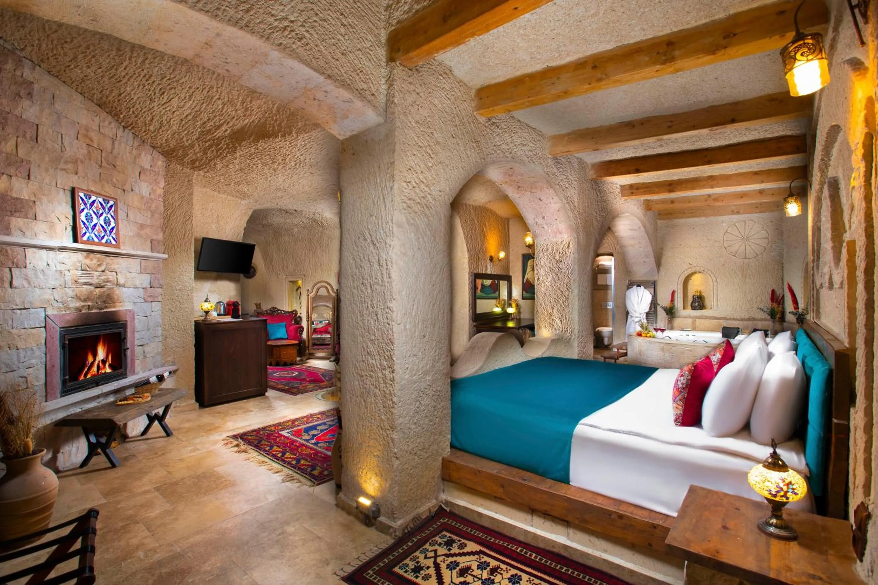 Bed in Garden Inn Cappadocia