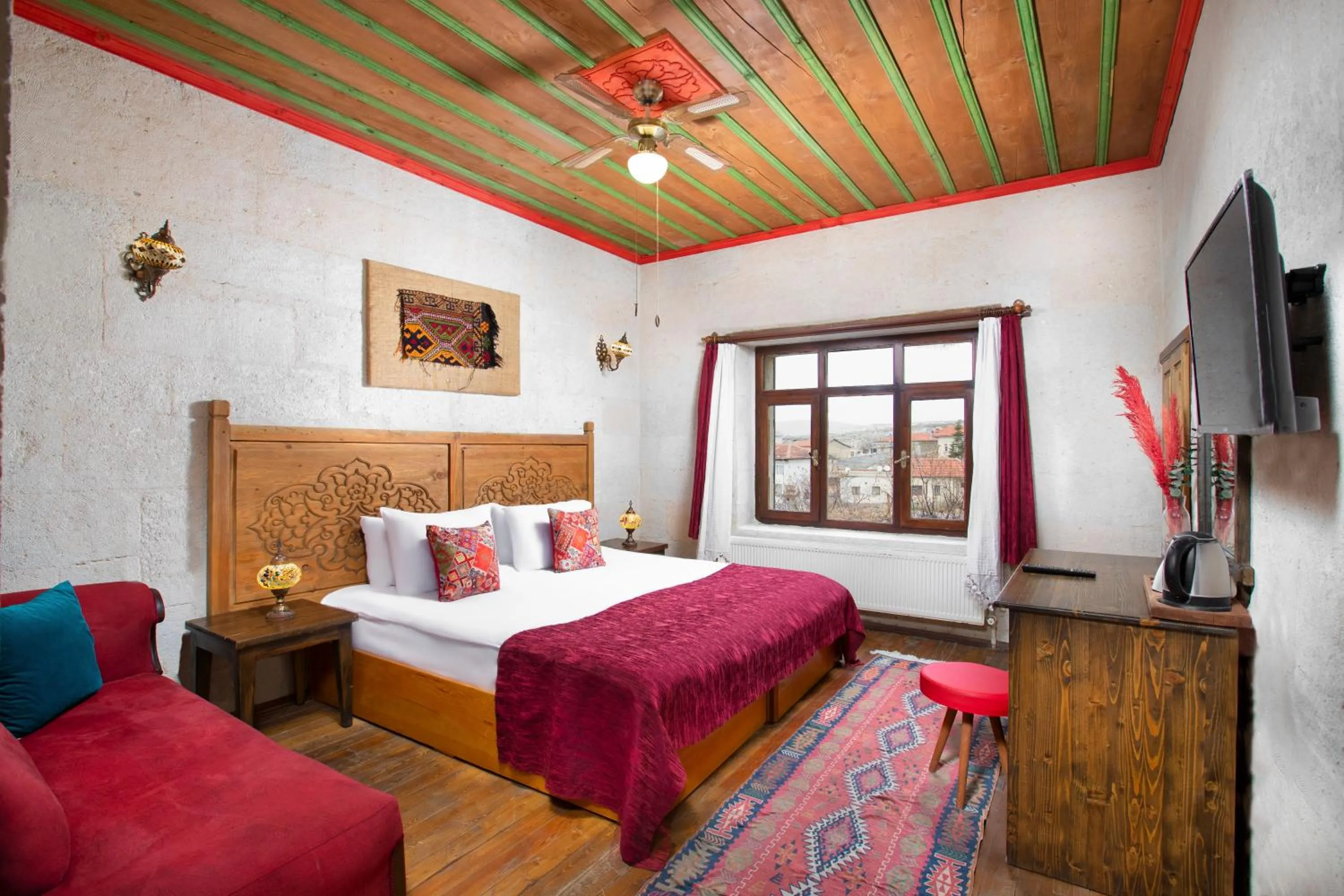 Bed in Garden Inn Cappadocia