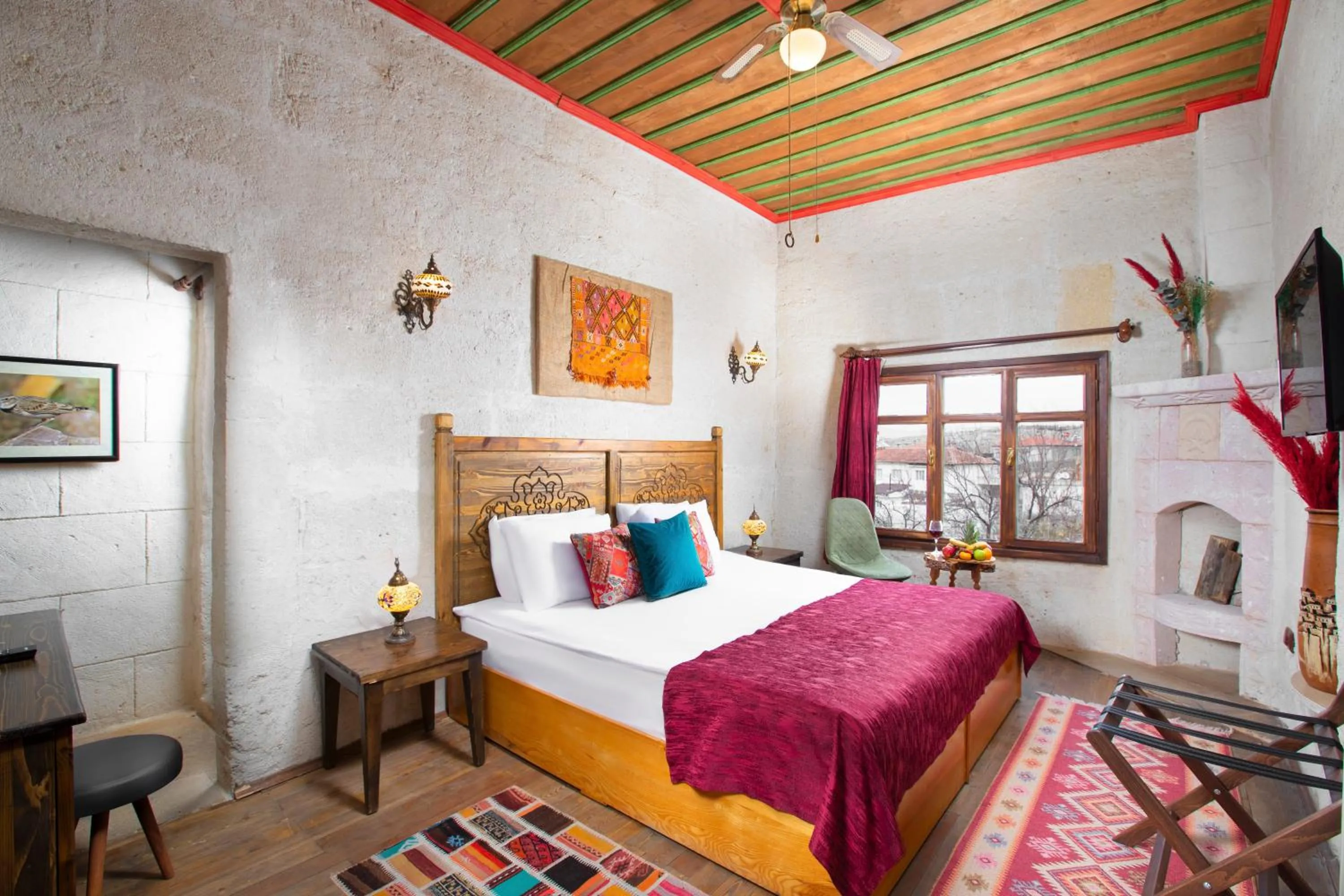 Bed in Garden Inn Cappadocia