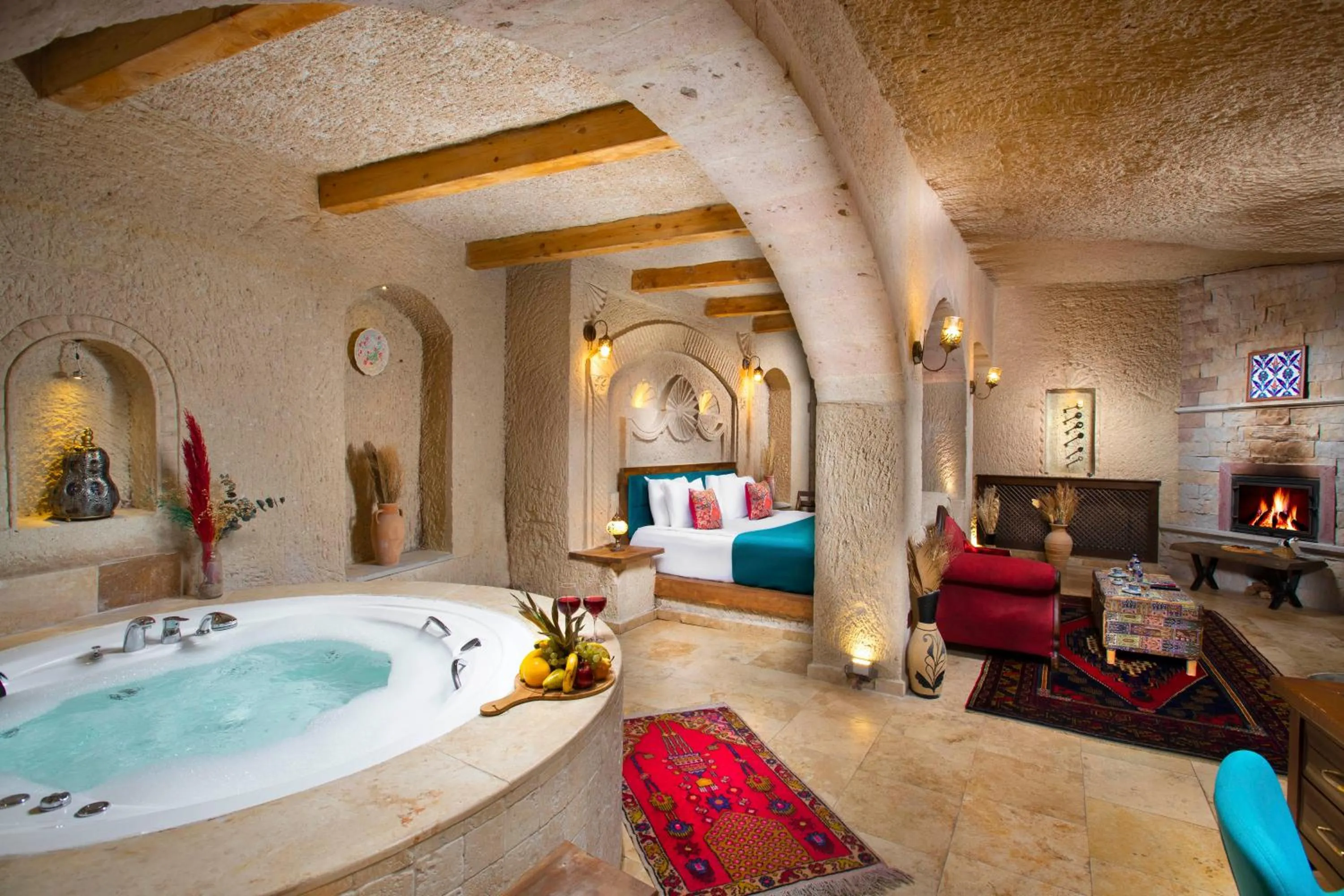 Bed in Garden Inn Cappadocia