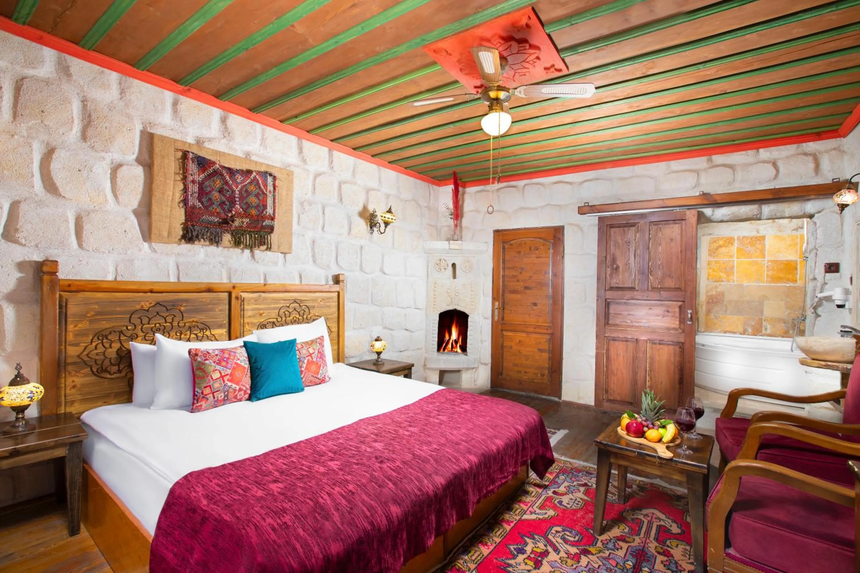 Bed in Garden Inn Cappadocia