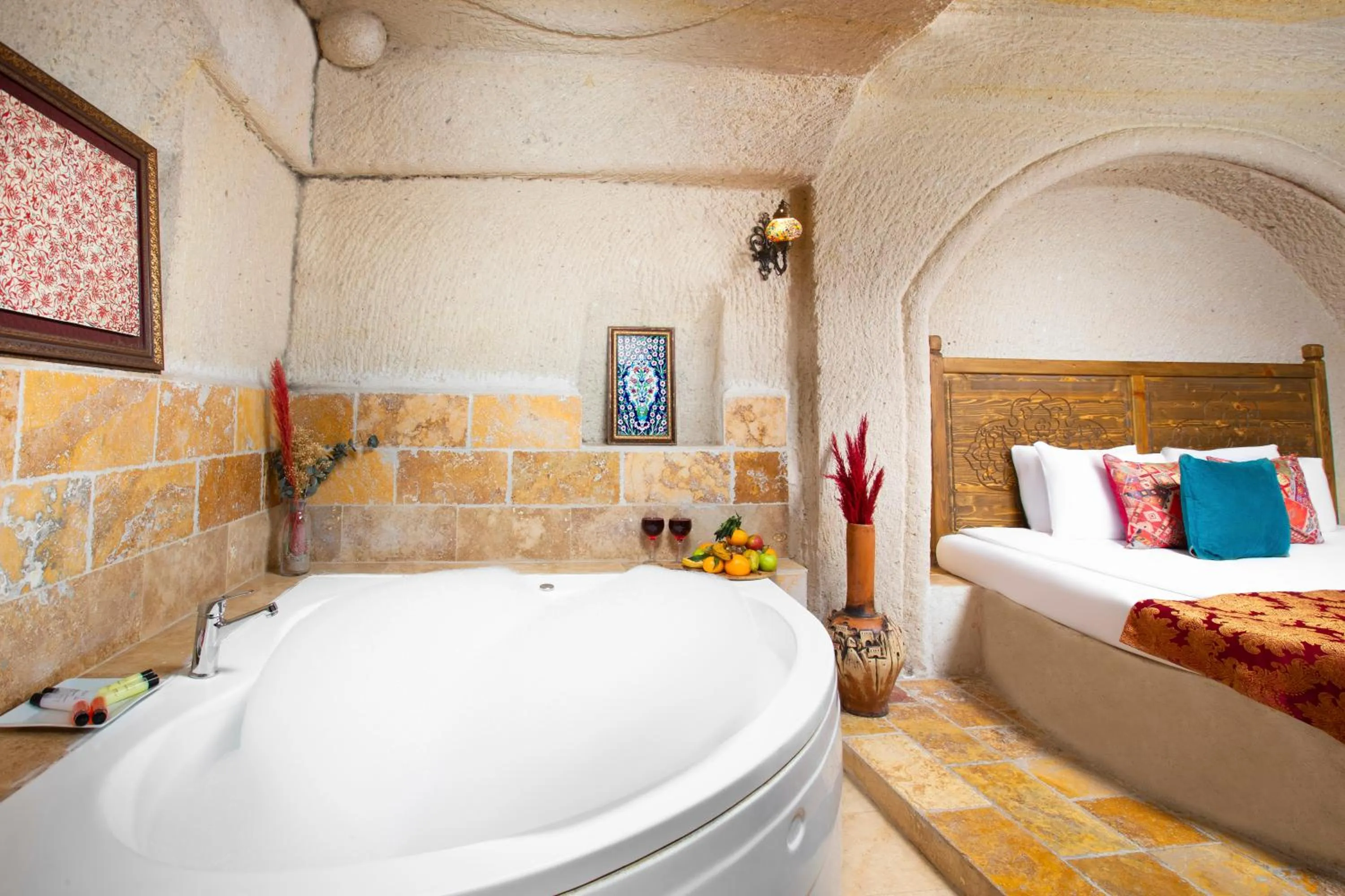 Bed in Garden Inn Cappadocia