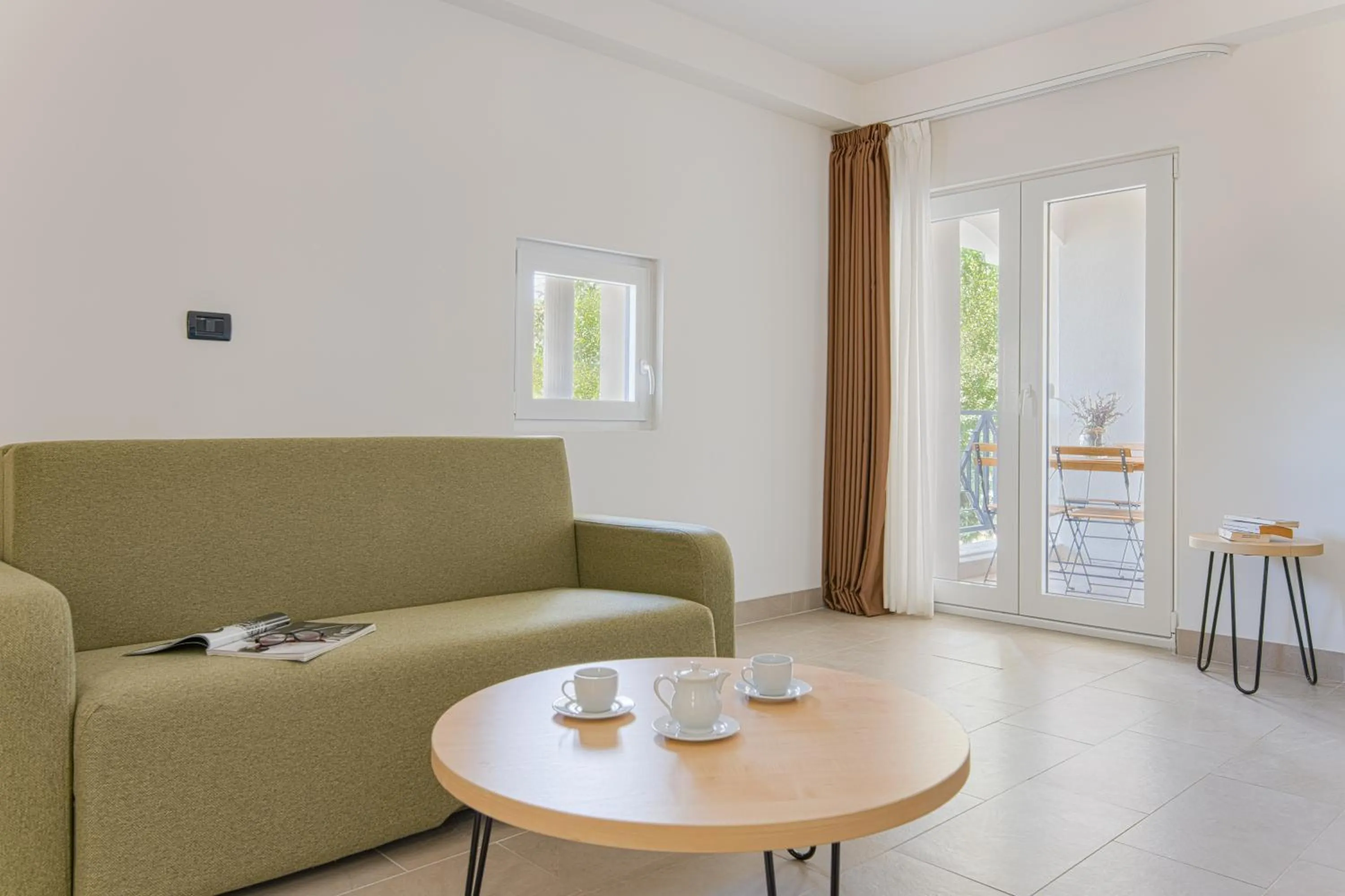 Seating area in Hotel Delfin