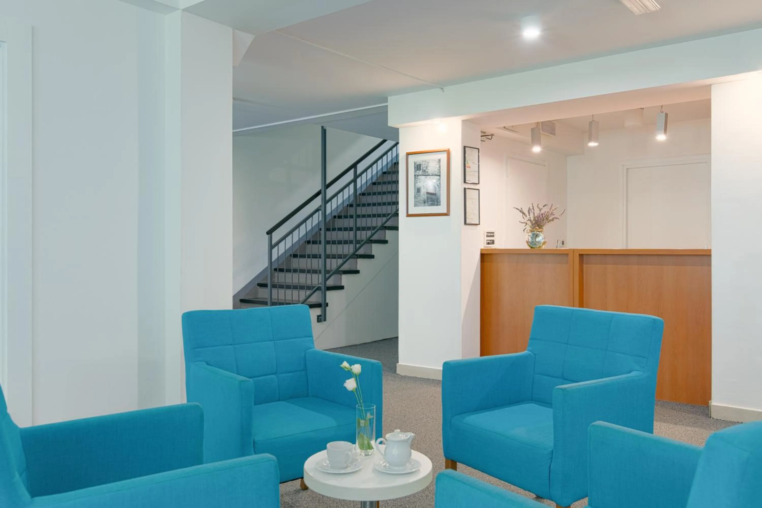 Lobby or reception in Hotel Delfin