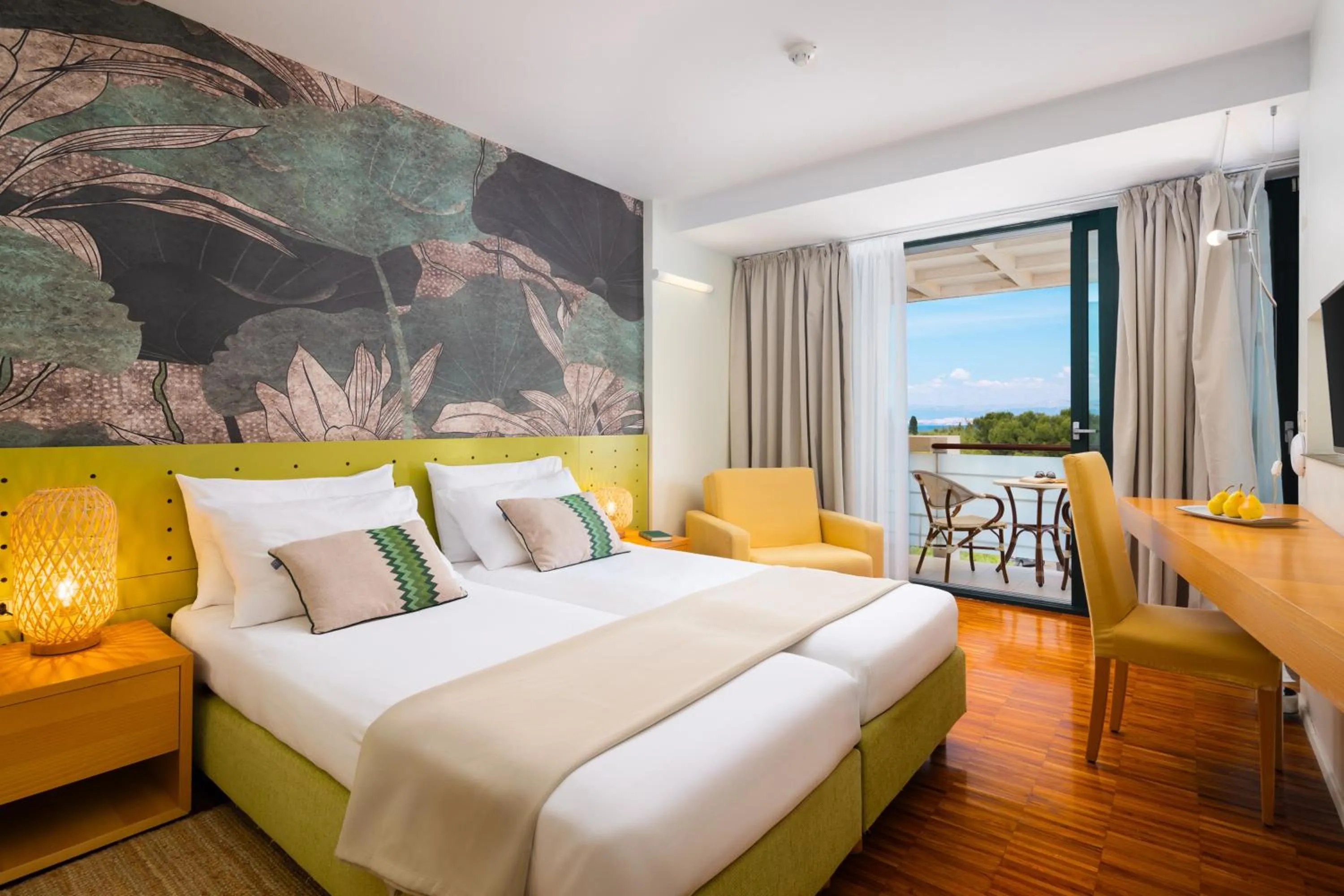 Bed in Aminess Vival Velaris Resort