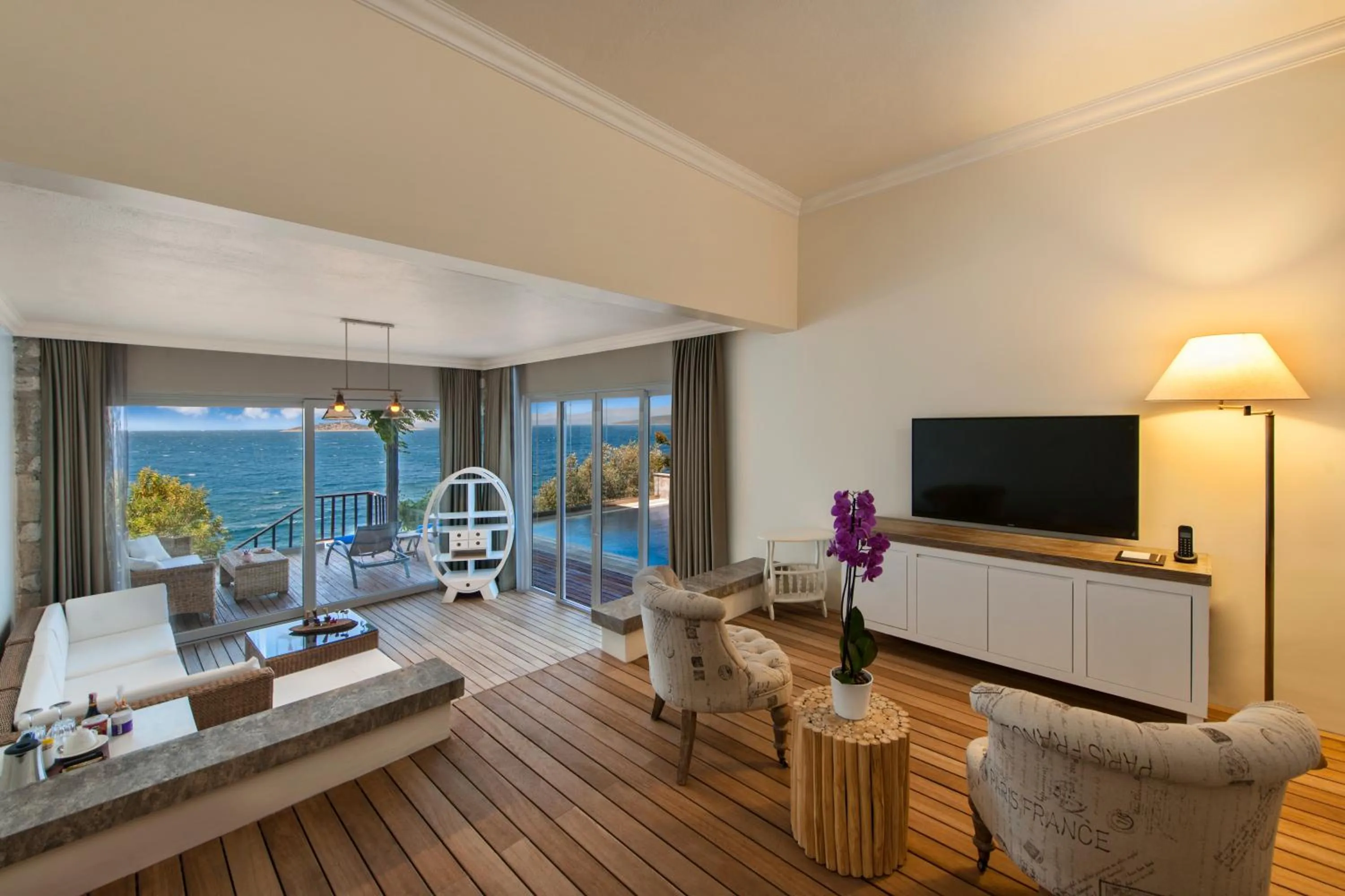 Seating area in Sarpedor Boutique Hotel