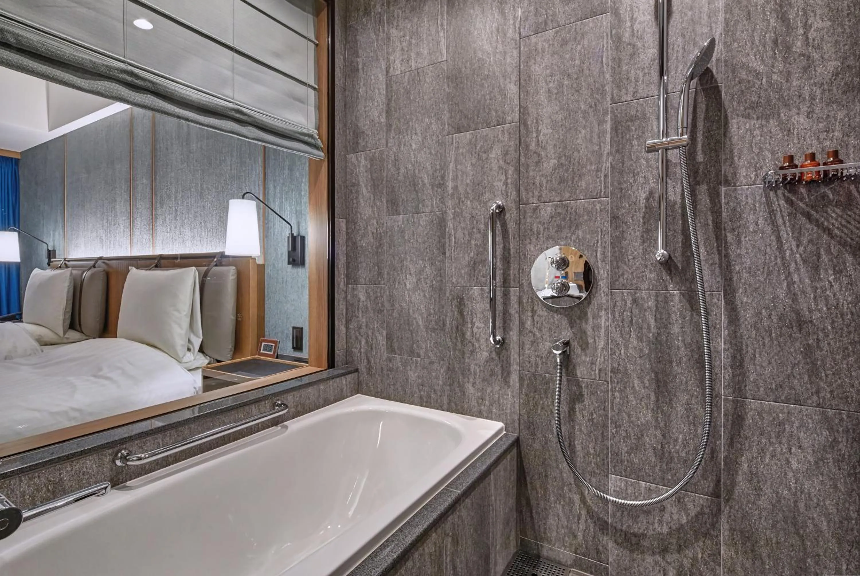 Bathroom, Bed in Hotel Collective