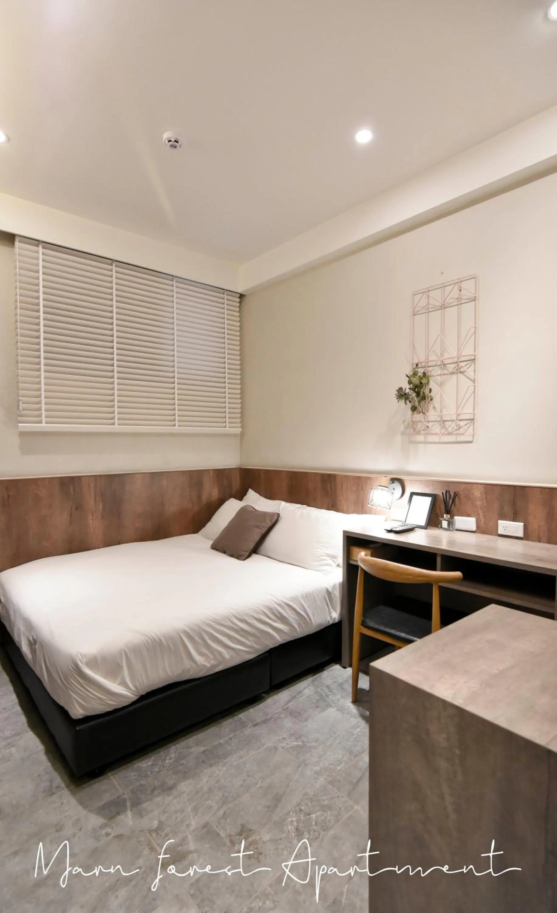 Bed in Morn forest apartment