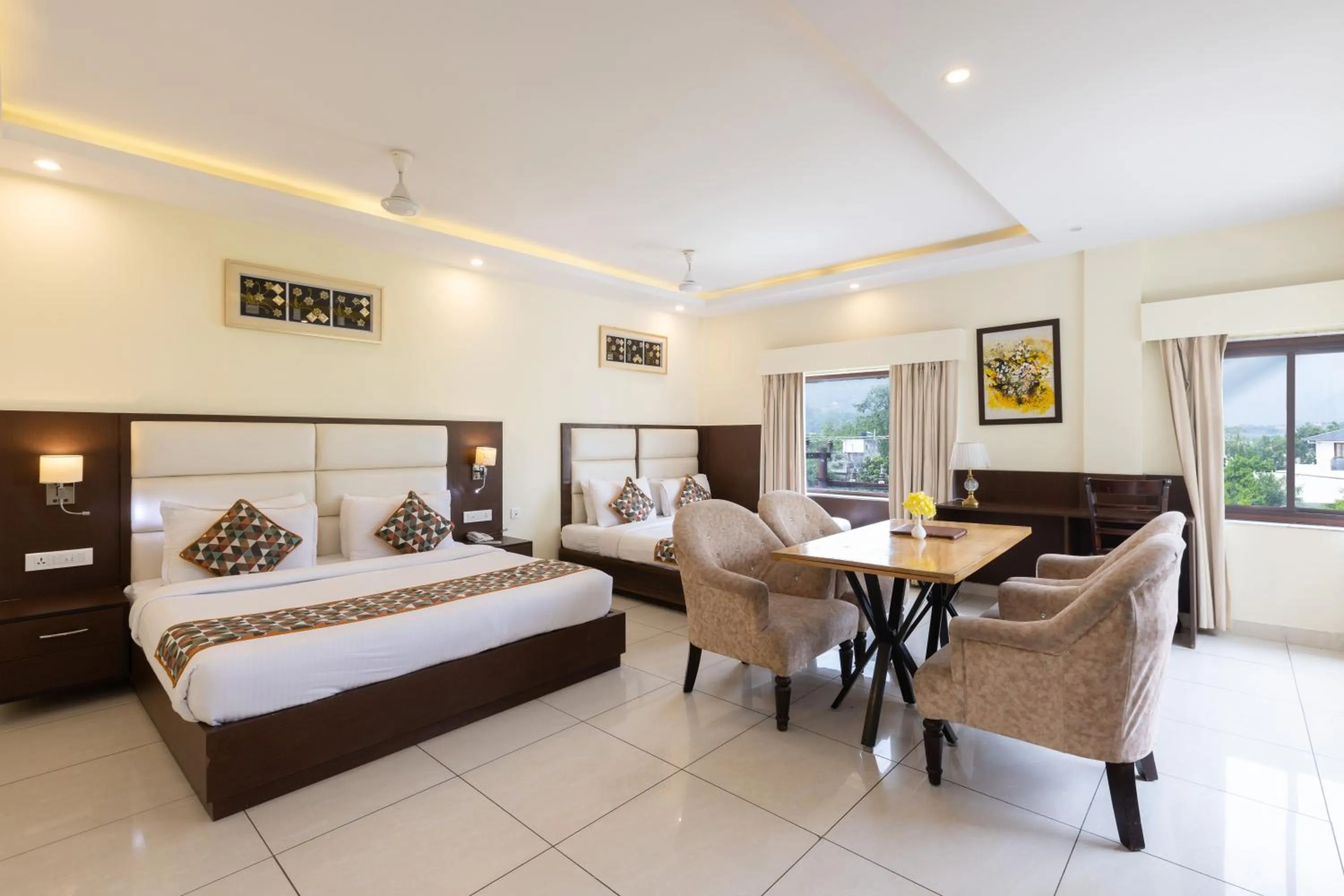 Bedroom, Bed in Indira Nikunj Rubystone Exotic