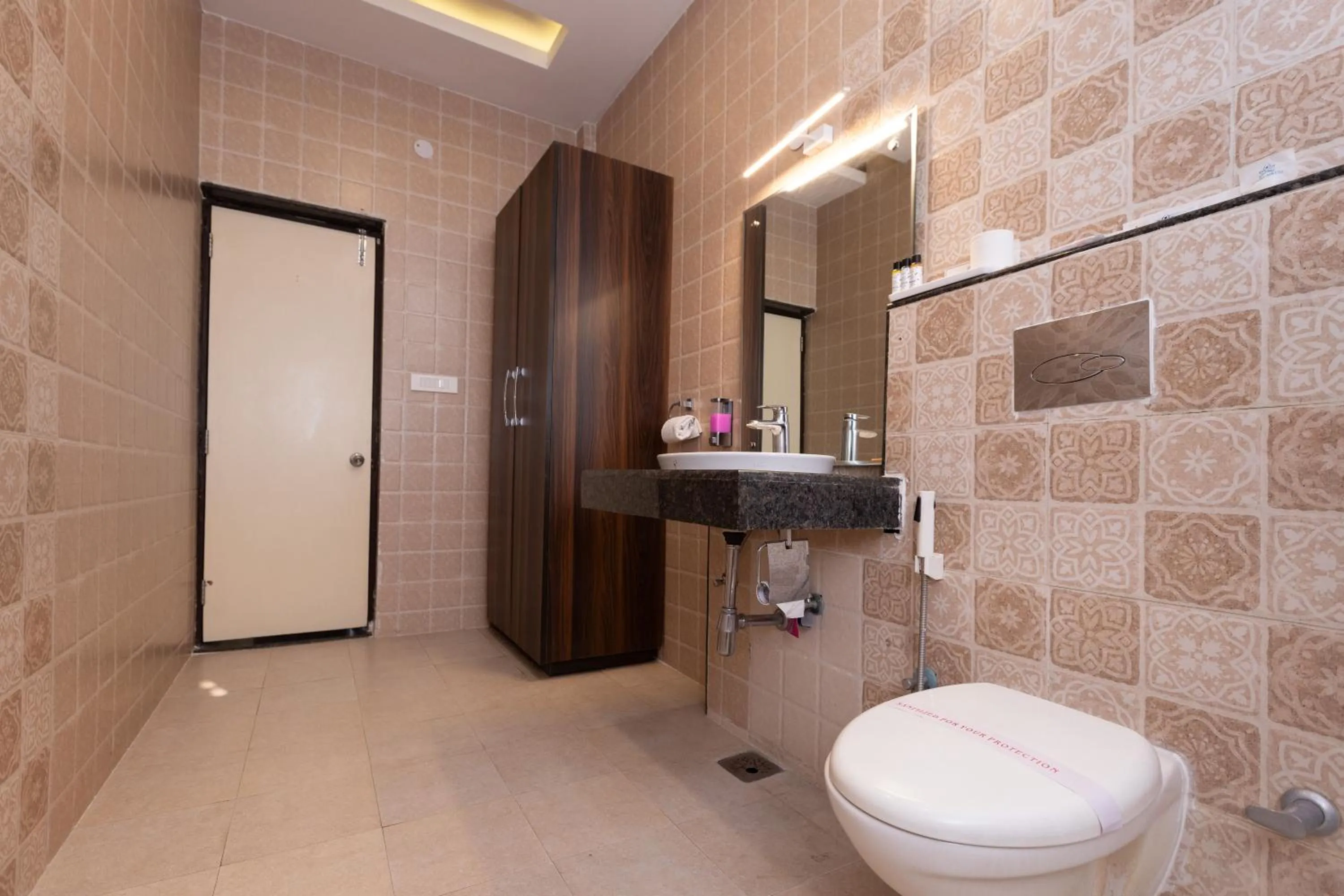 Bathroom in Indira Nikunj Rubystone Exotic