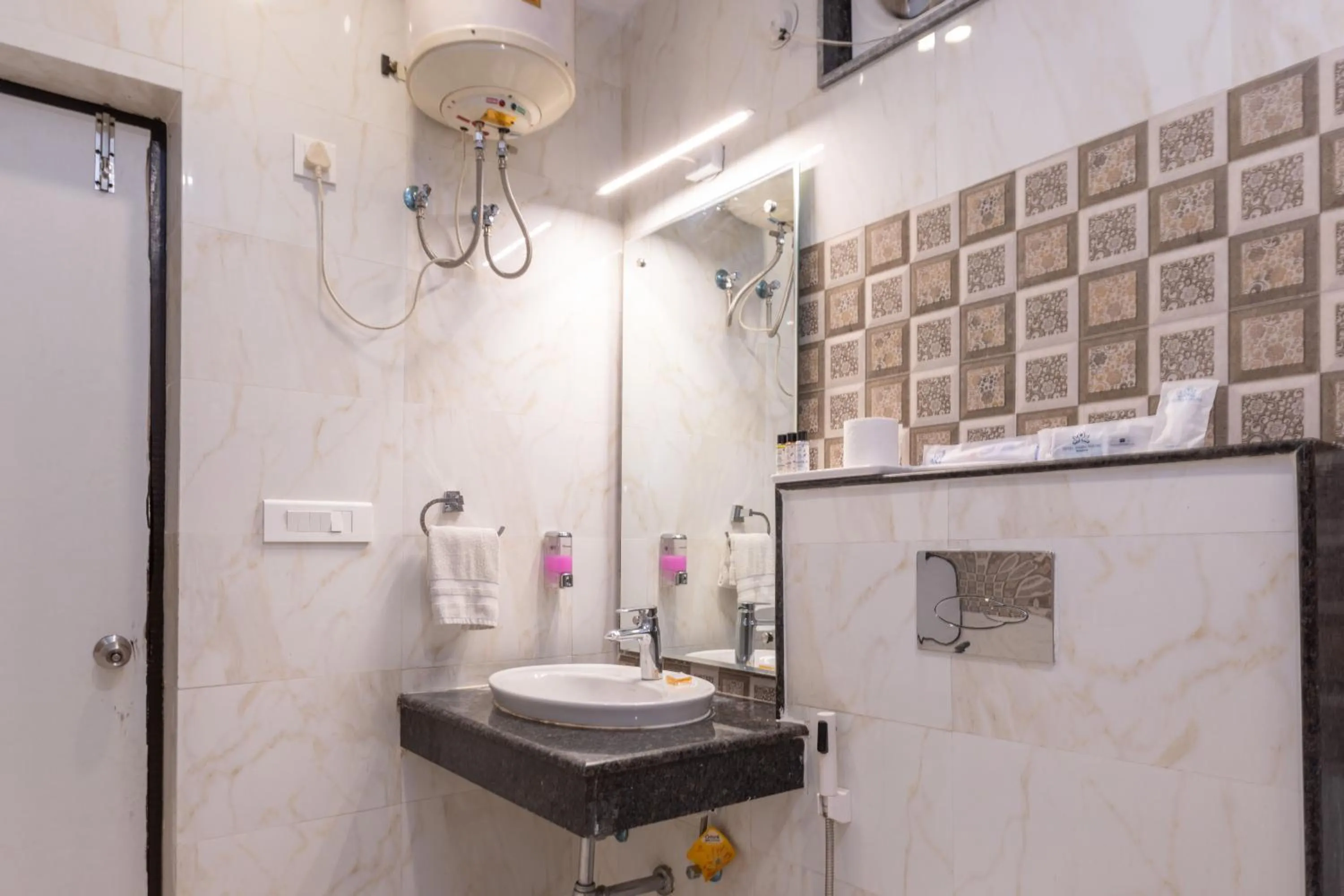 Bathroom in Indira Nikunj Rubystone Exotic