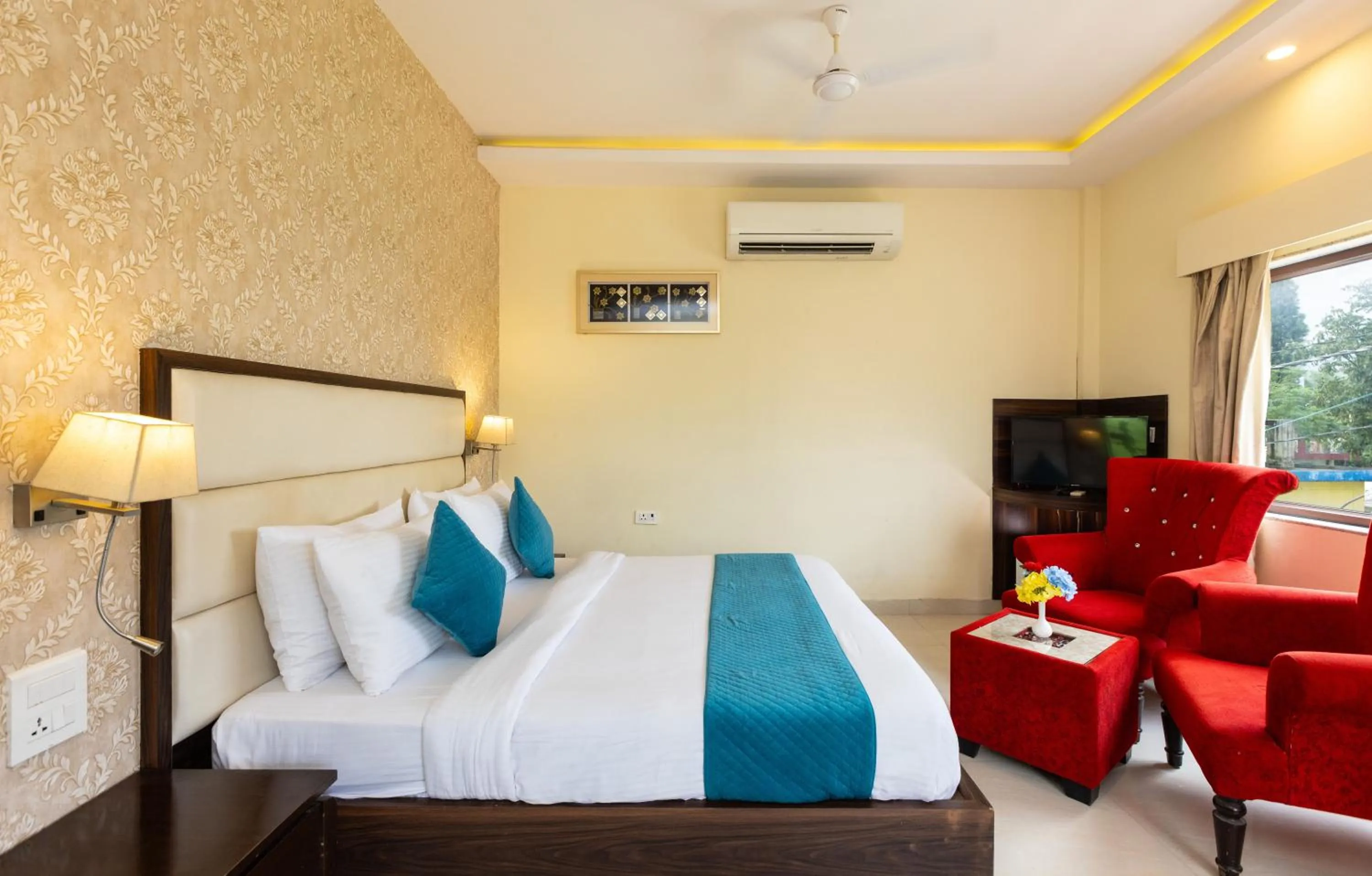 Bed in Indira Nikunj Rubystone Exotic