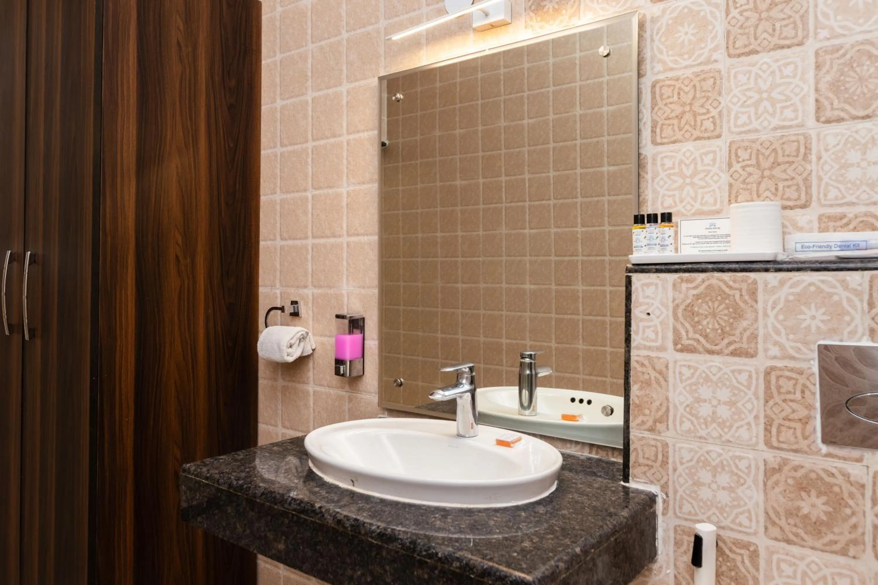 Bathroom in Indira Nikunj Rubystone Exotic