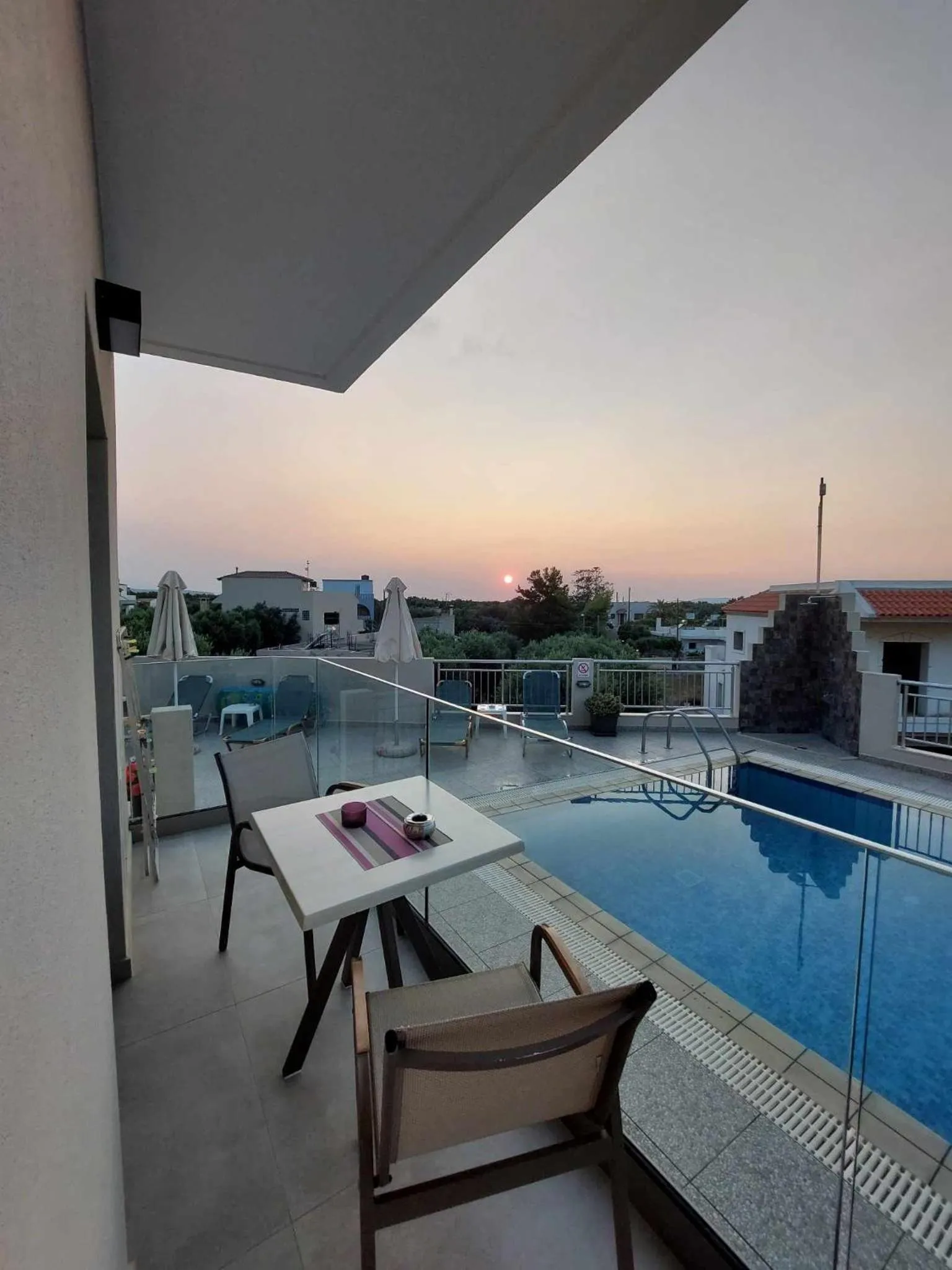 Swimming pool in Aspri Petra Apartments