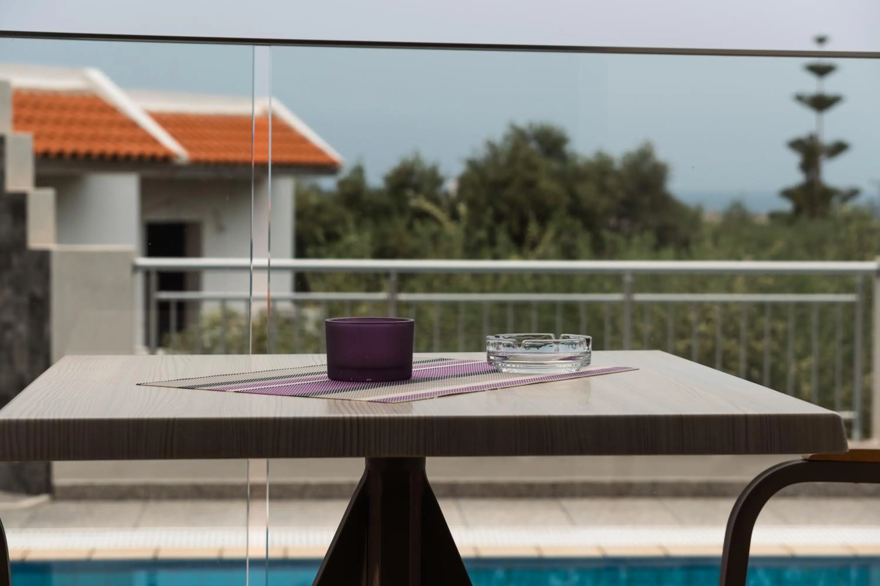 Patio in Aspri Petra Apartments