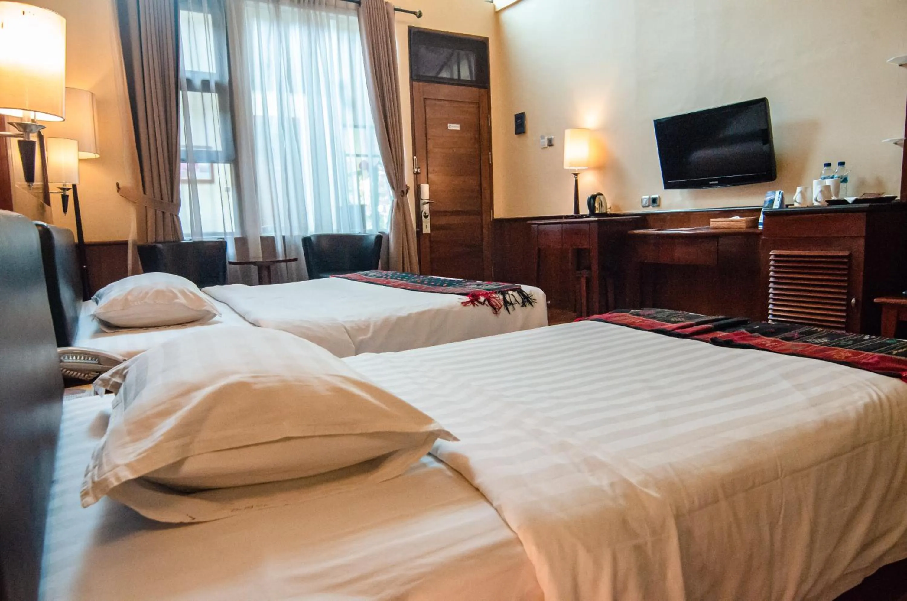 Bed in Taman Simalem Resort