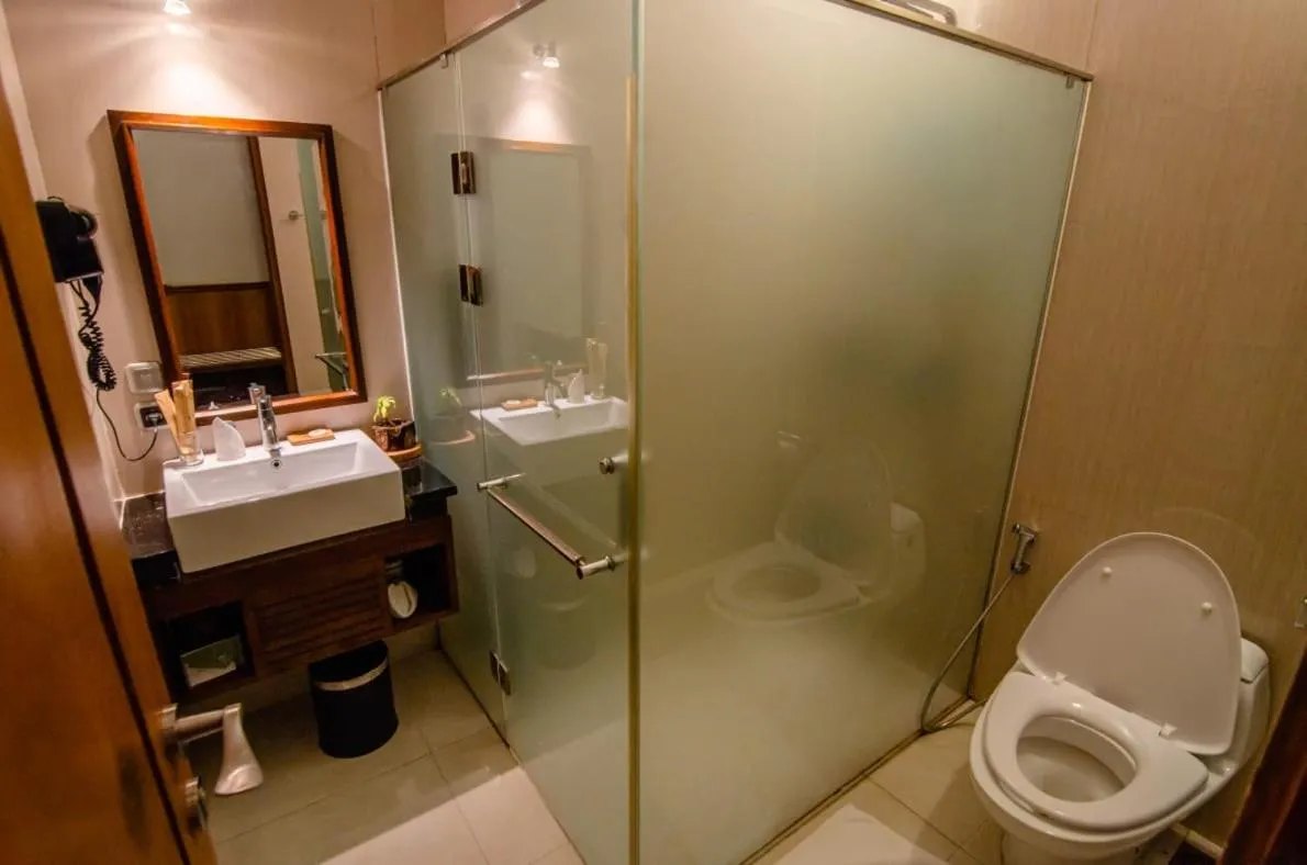 Bathroom in Taman Simalem Resort