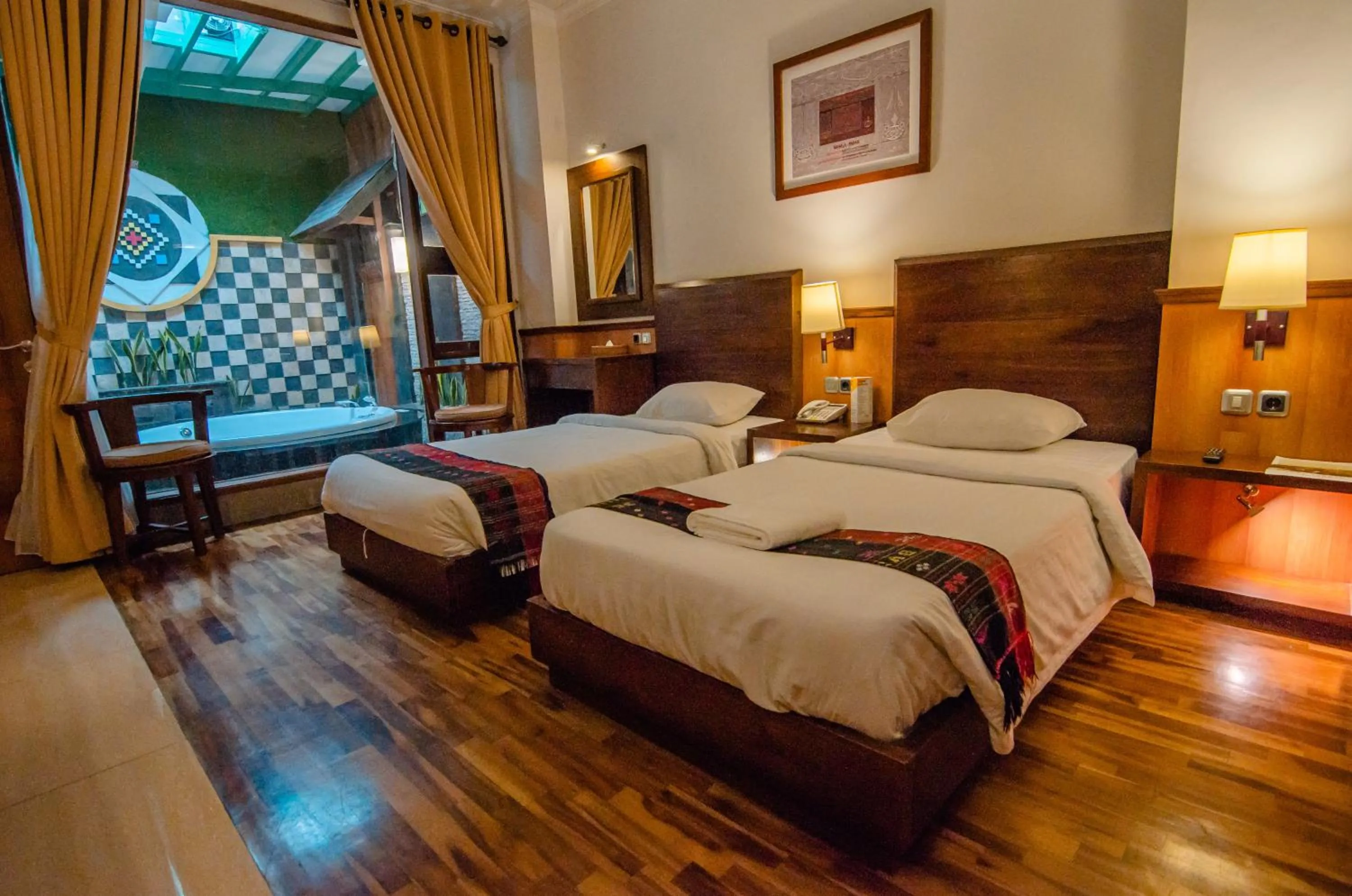 Bedroom, Bed in Taman Simalem Resort