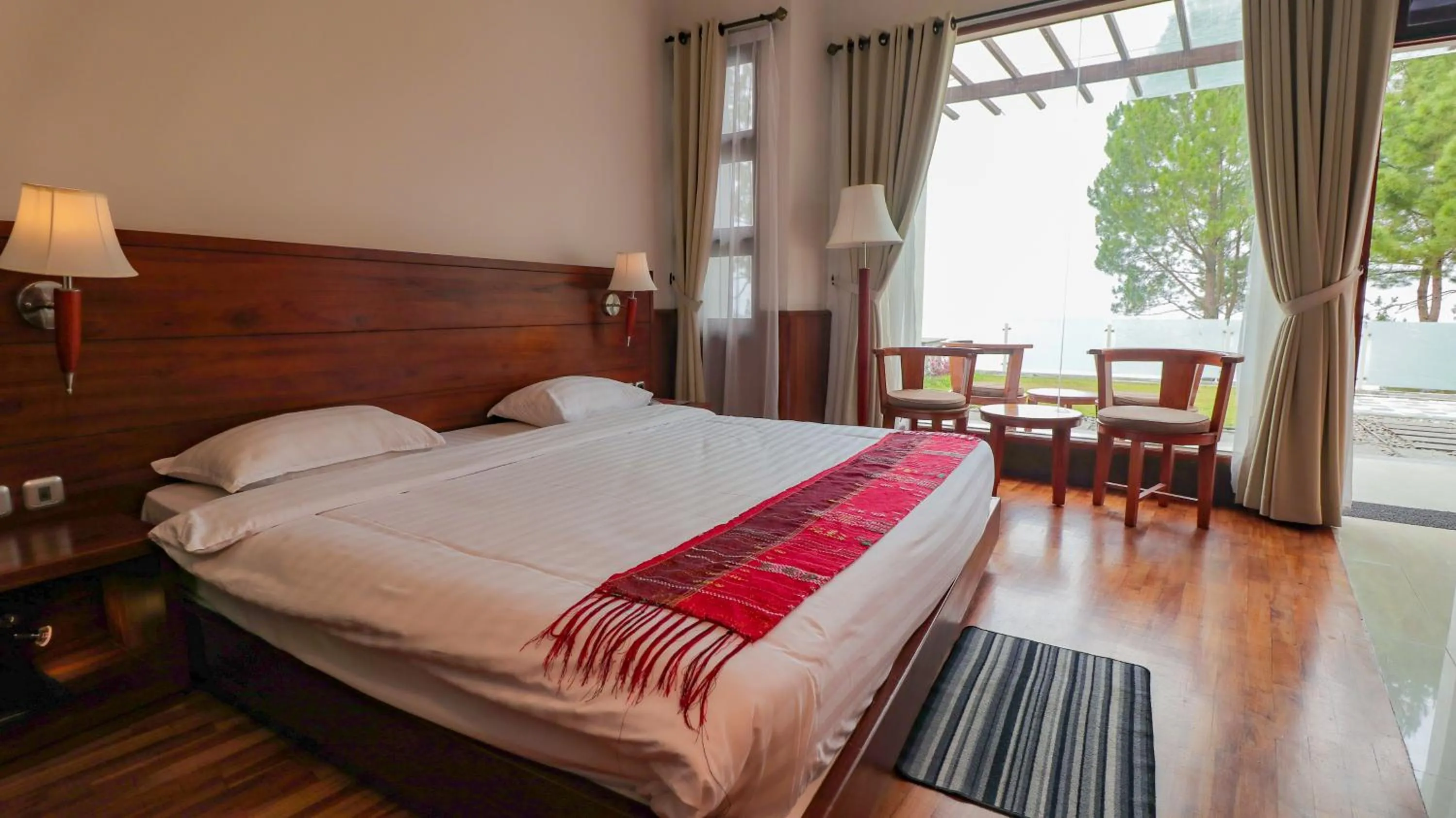 Bed in Taman Simalem Resort