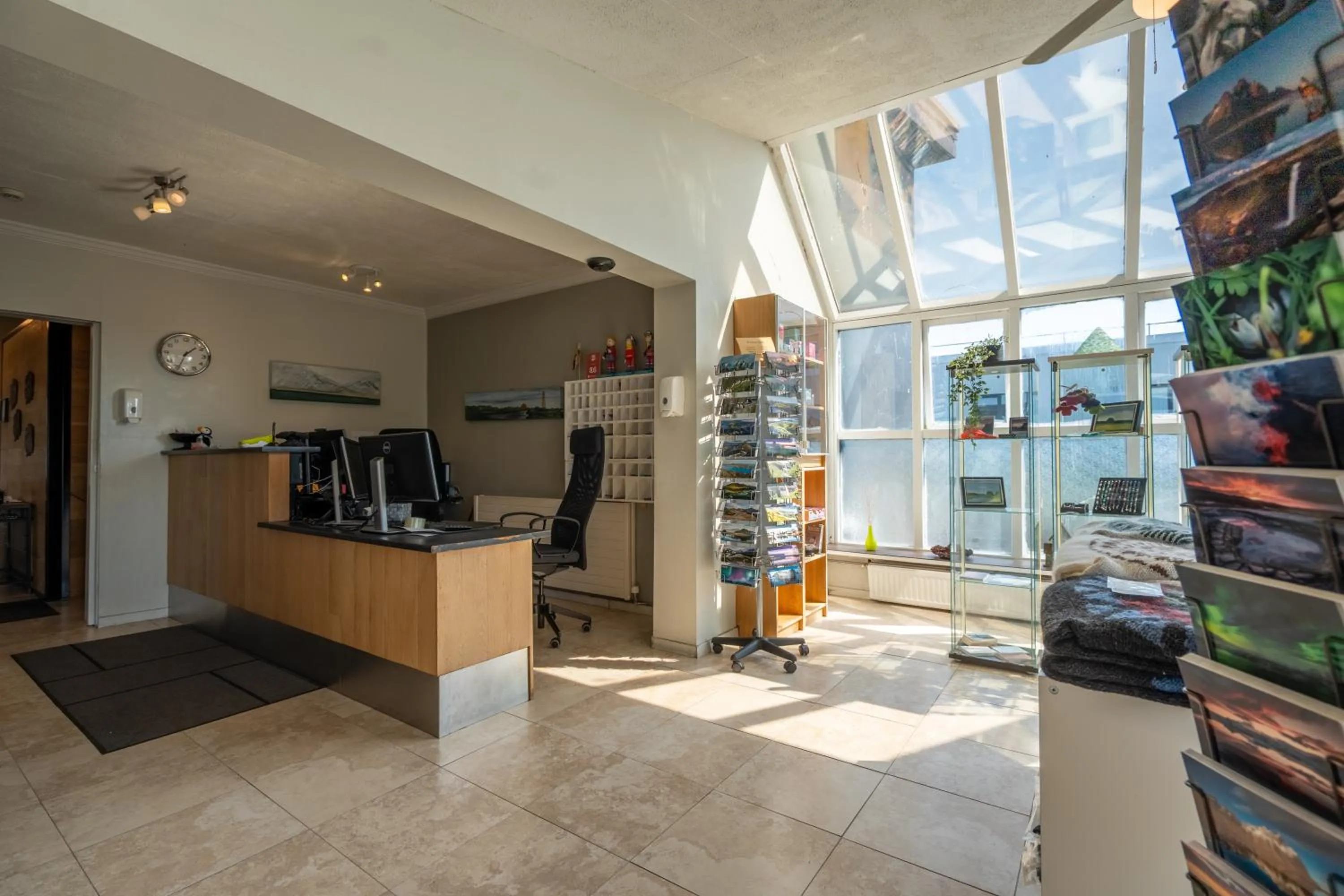 Lobby or reception in Hotel Laki