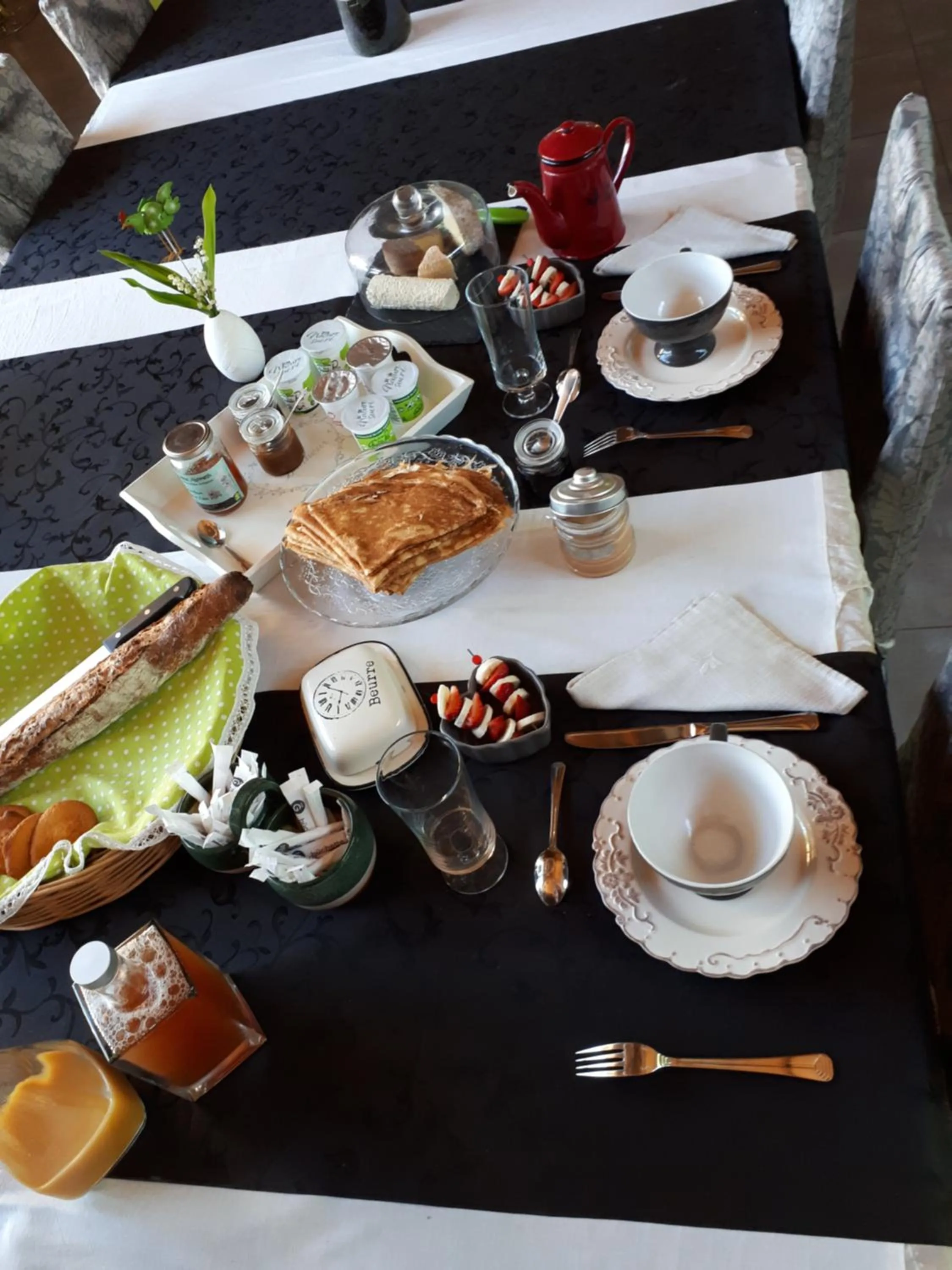 Breakfast in Aux Greniers à Rêves