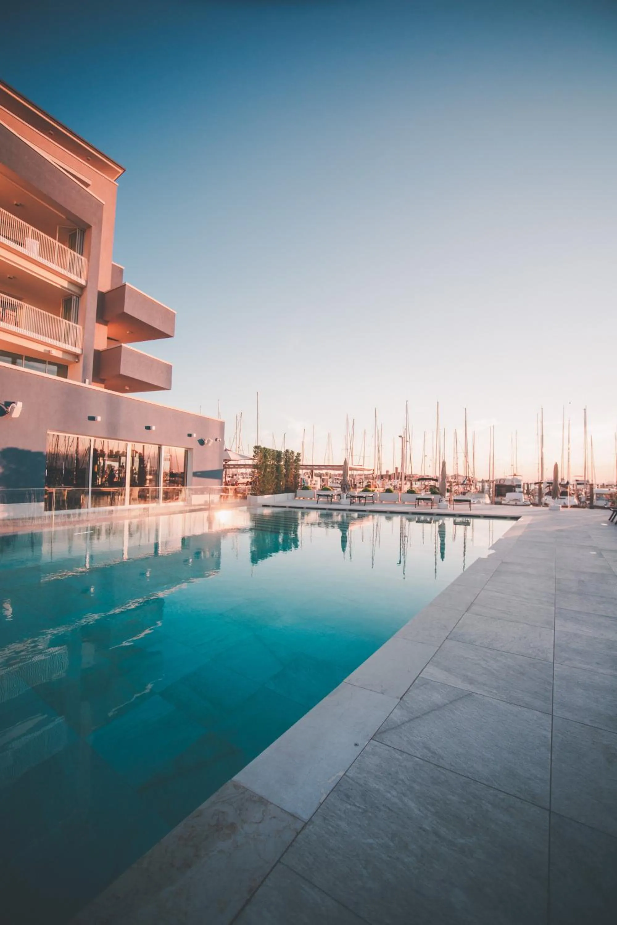 Pool view in Mosella Suite Hotel