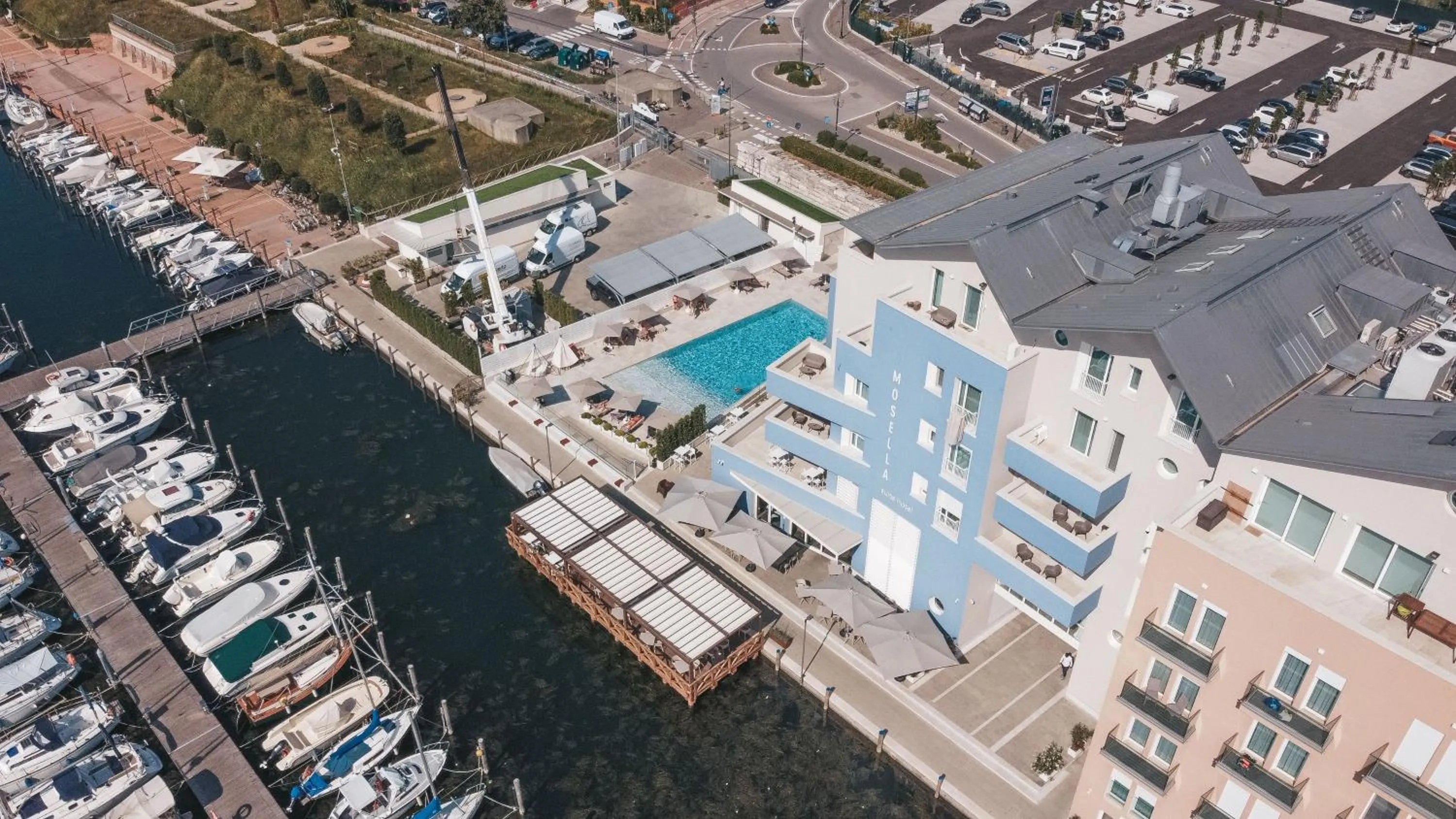 Bird's eye view in Mosella Suite Hotel